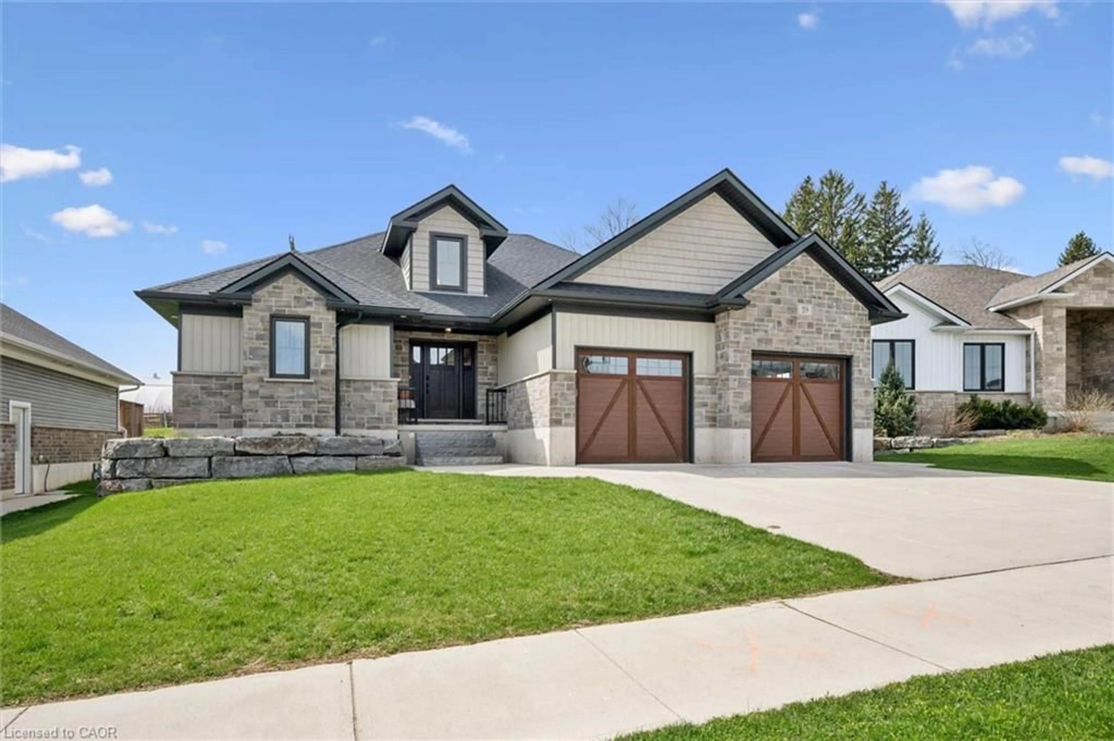 Home with brick exterior material, street for 59 Fischer Dairy Rd, Walkerton Ontario N0G 2V0