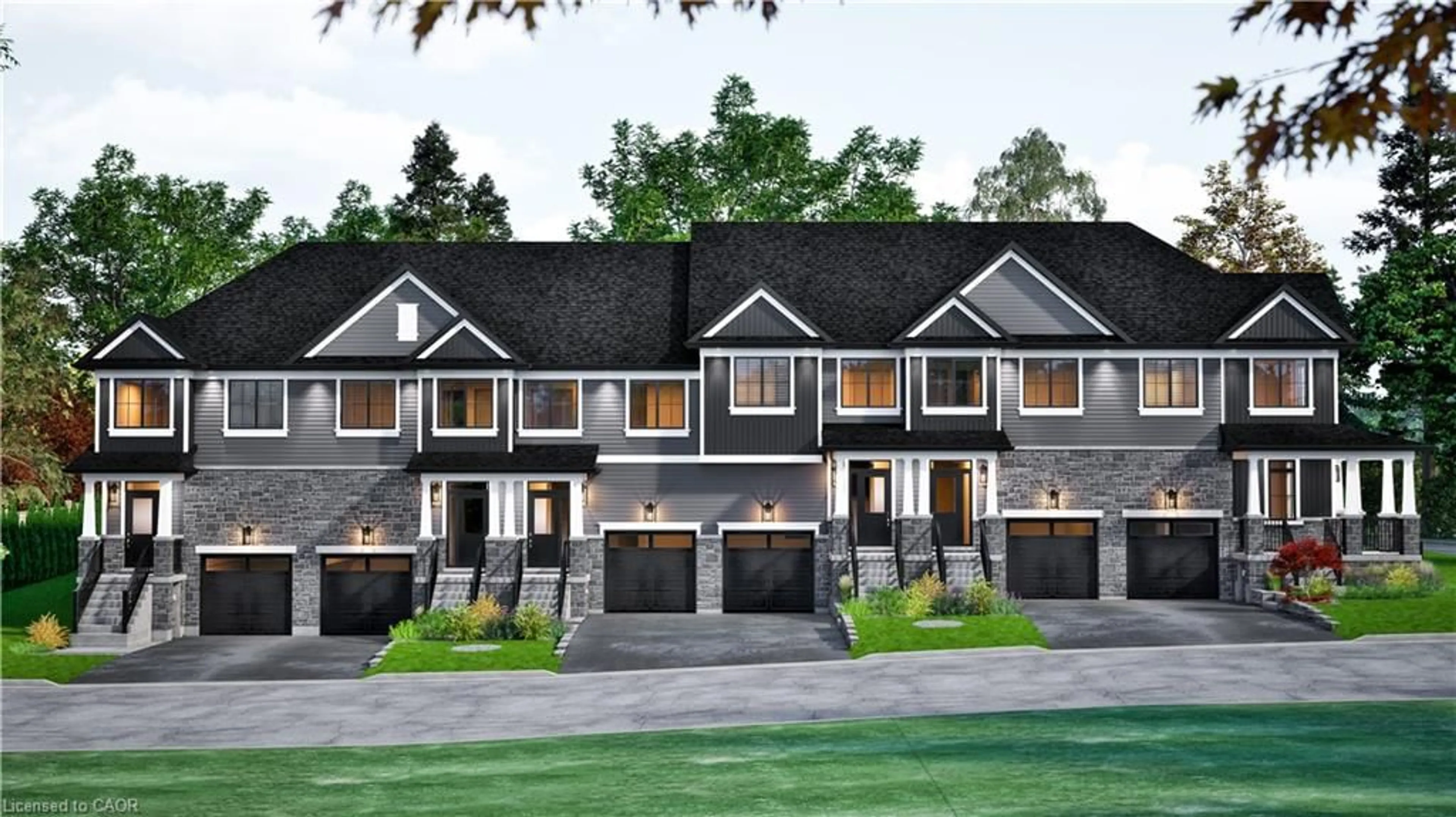 Home with brick exterior material, street for 30 Little River Rd #20, Caledonia Ontario N3W 1E4