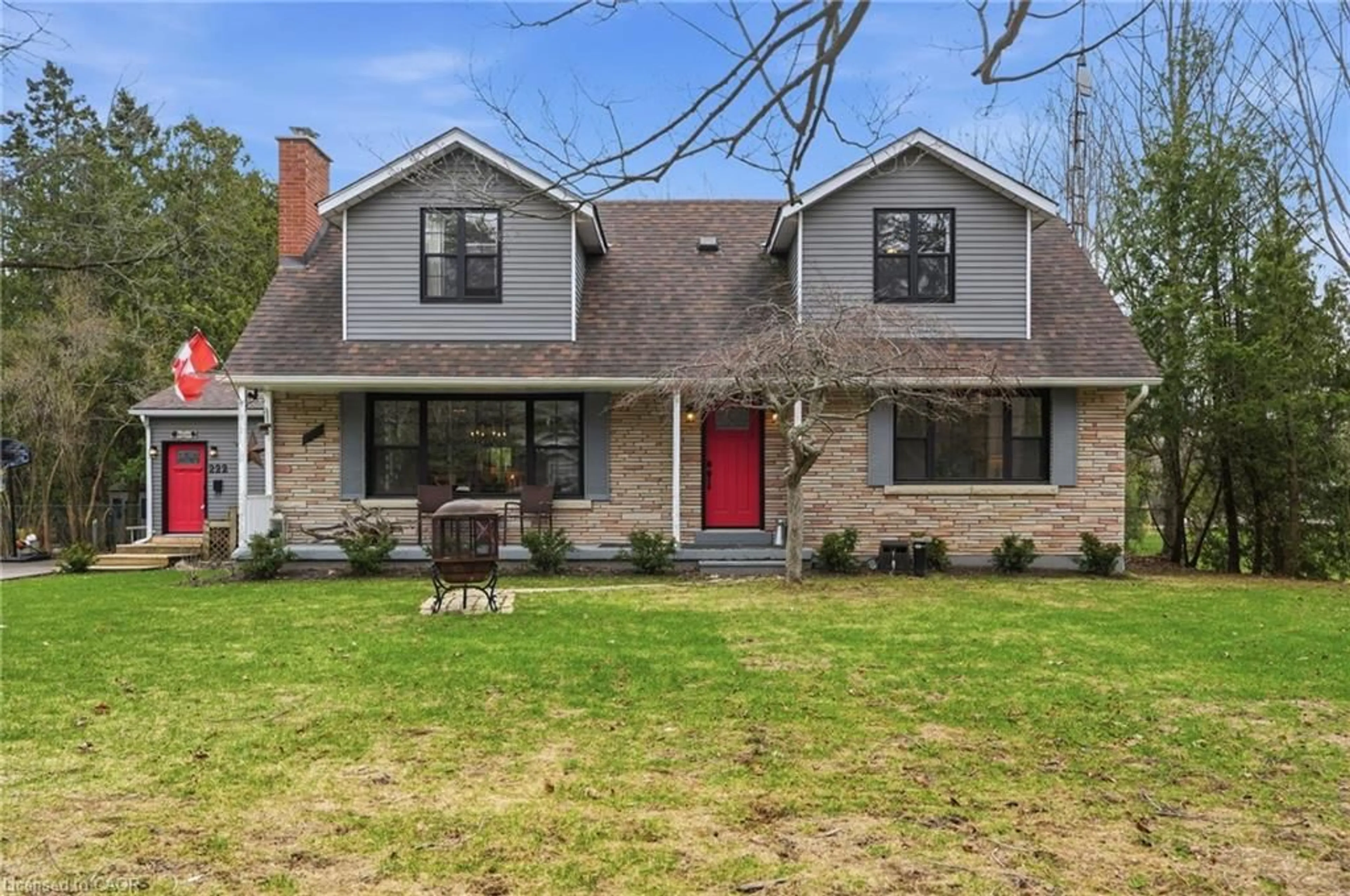 Home with brick exterior material, street for 222 Concession 11, Freelton Ontario L8B 1H8