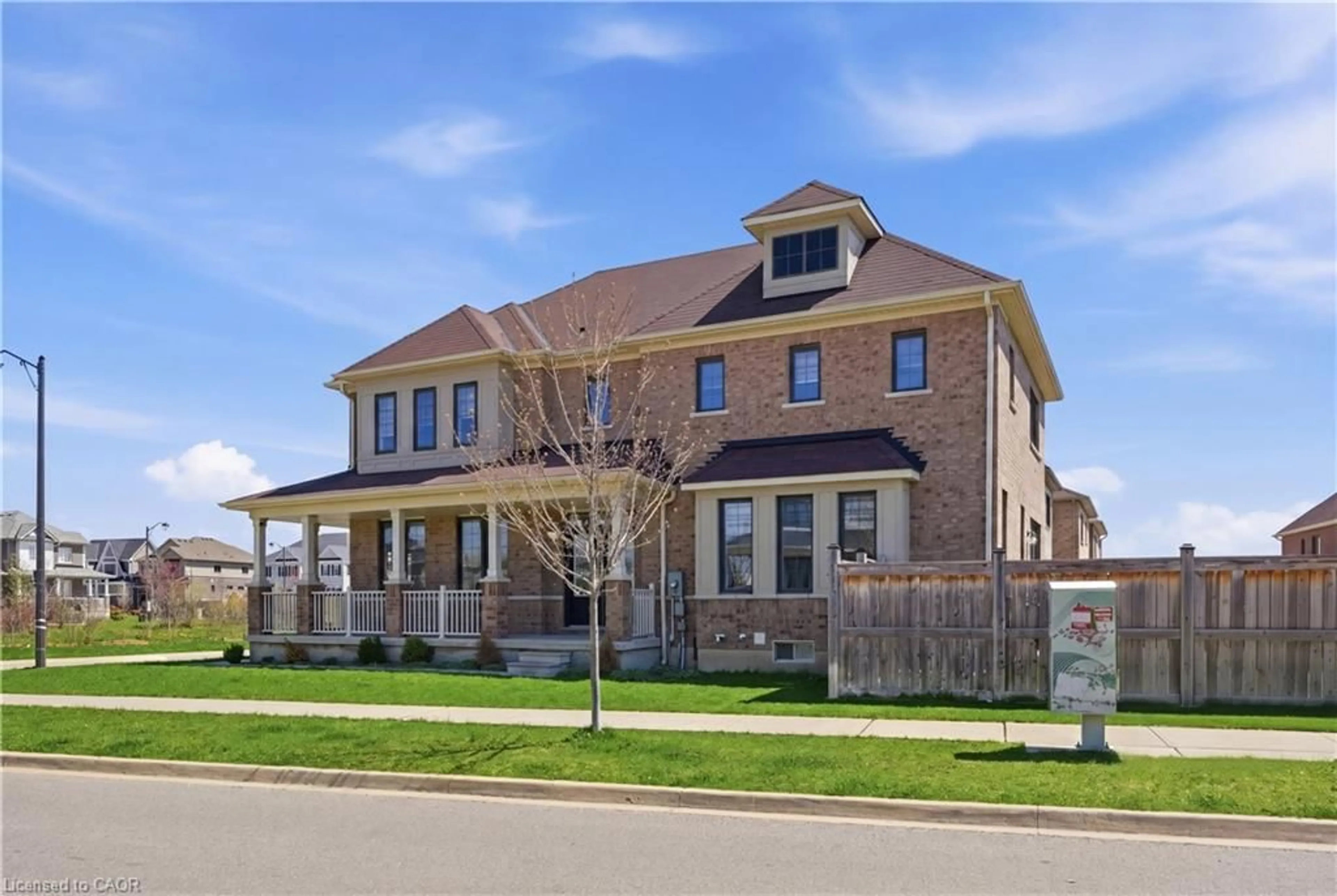 Home with brick exterior material, street for 57 Thompson Rd, Caledonia Ontario N3W 0B7