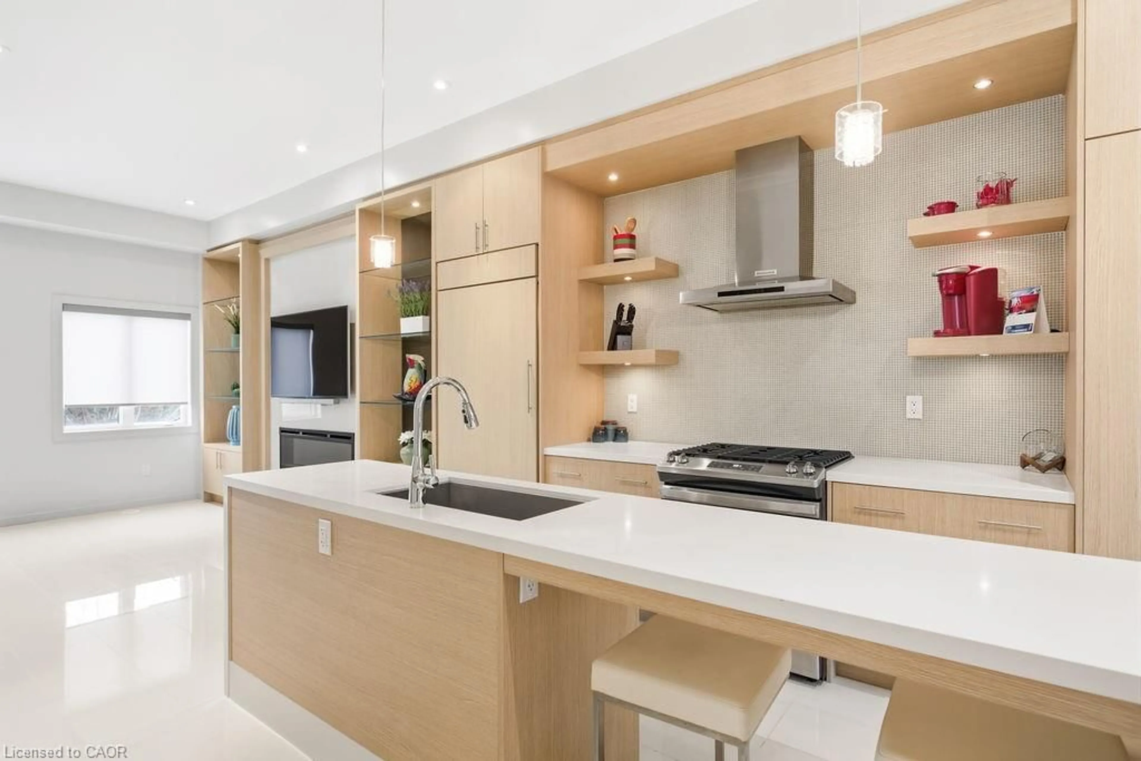 Contemporary kitchen, ceramic/tile floor for 228 Vellwood Common, Oakville Ontario L6L 0E8