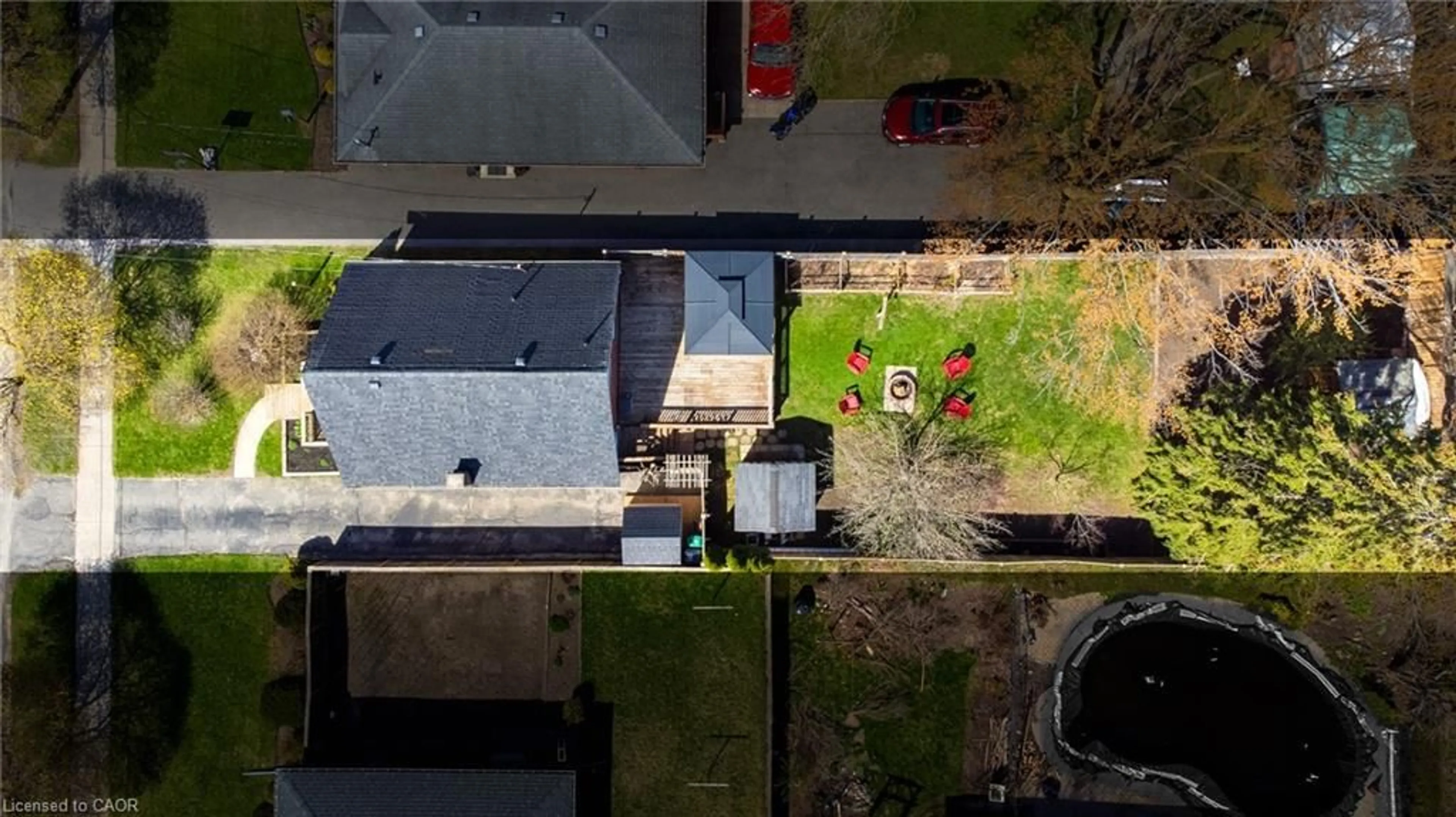 A pic from outside/outdoor area/front of a property/back of a property/a pic from drone, street for 123 Fifth Ave, Kitchener Ontario N2C 1P5