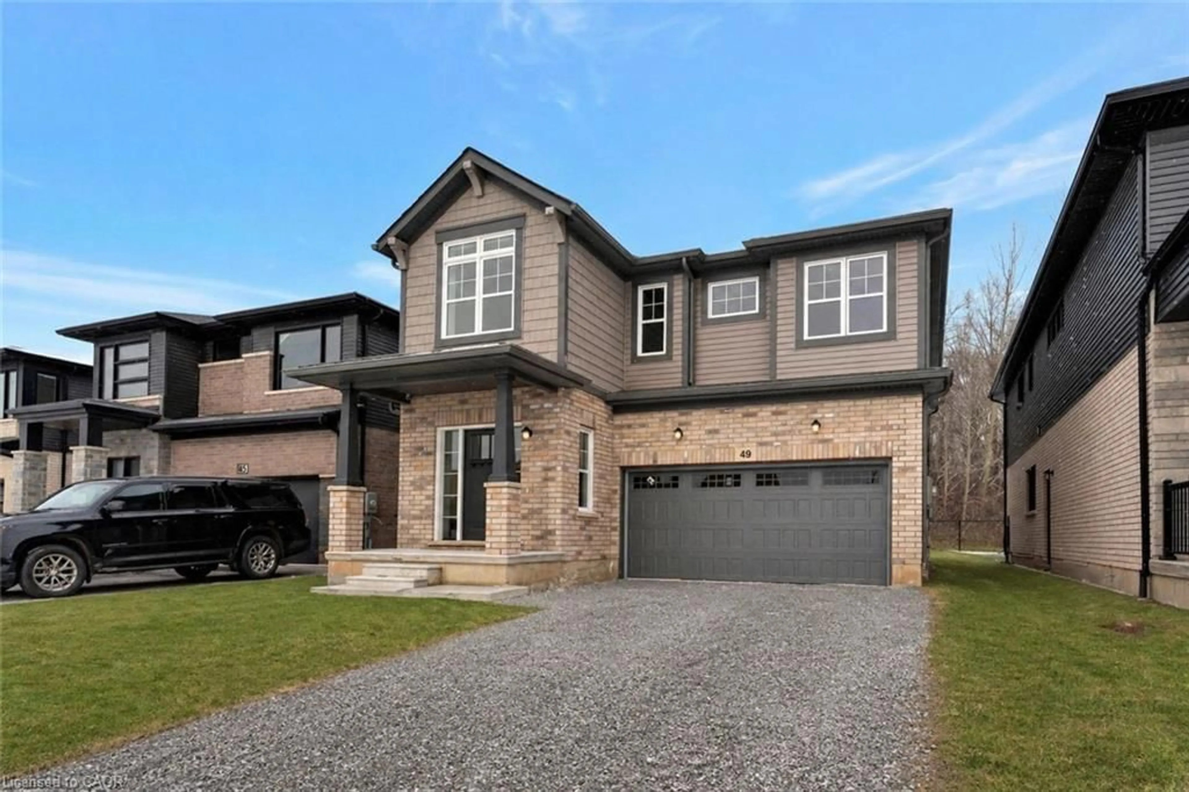 Home with brick exterior material, street for 49 Willson Dr, Thorold Ontario L2V 0G7