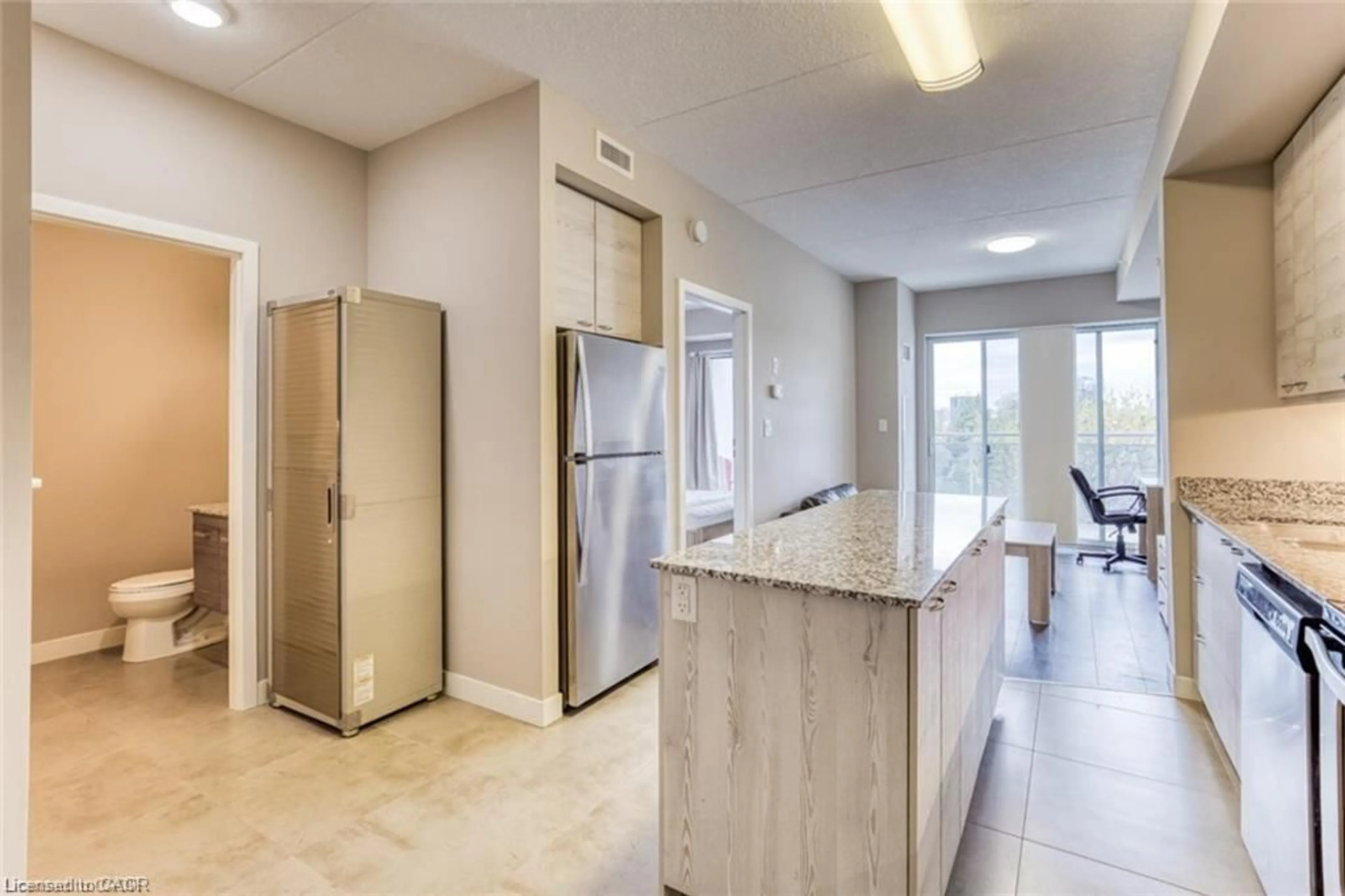 Kitchen with laundary machines, unknown for 280 Lester St #419, Waterloo Ontario N2L 0G2