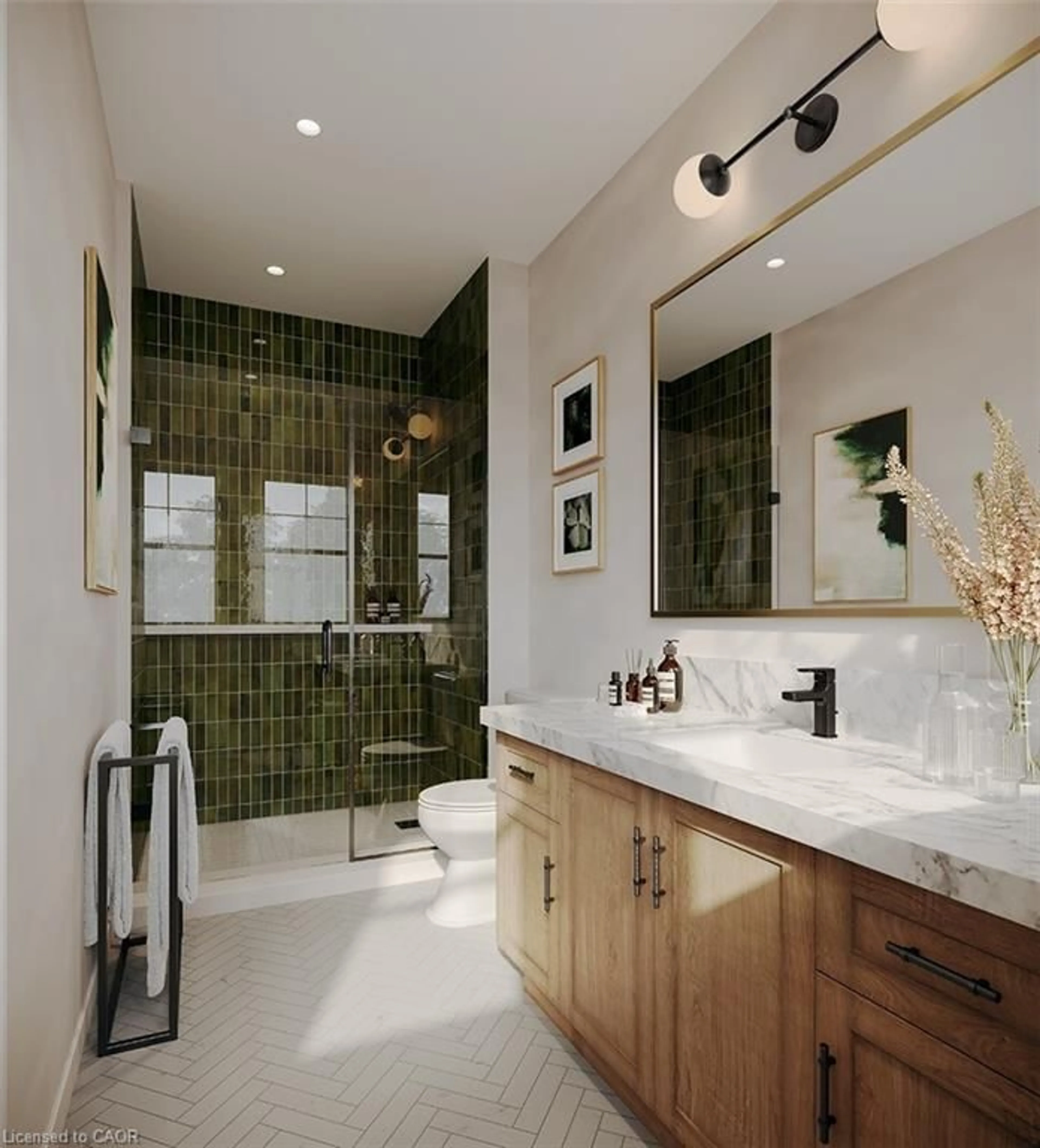 Contemporary bathroom, ceramic/tile floor for LOT 123 Concession 7 Rd, Niagara-on-the-Lake Ontario L0S 1J0
