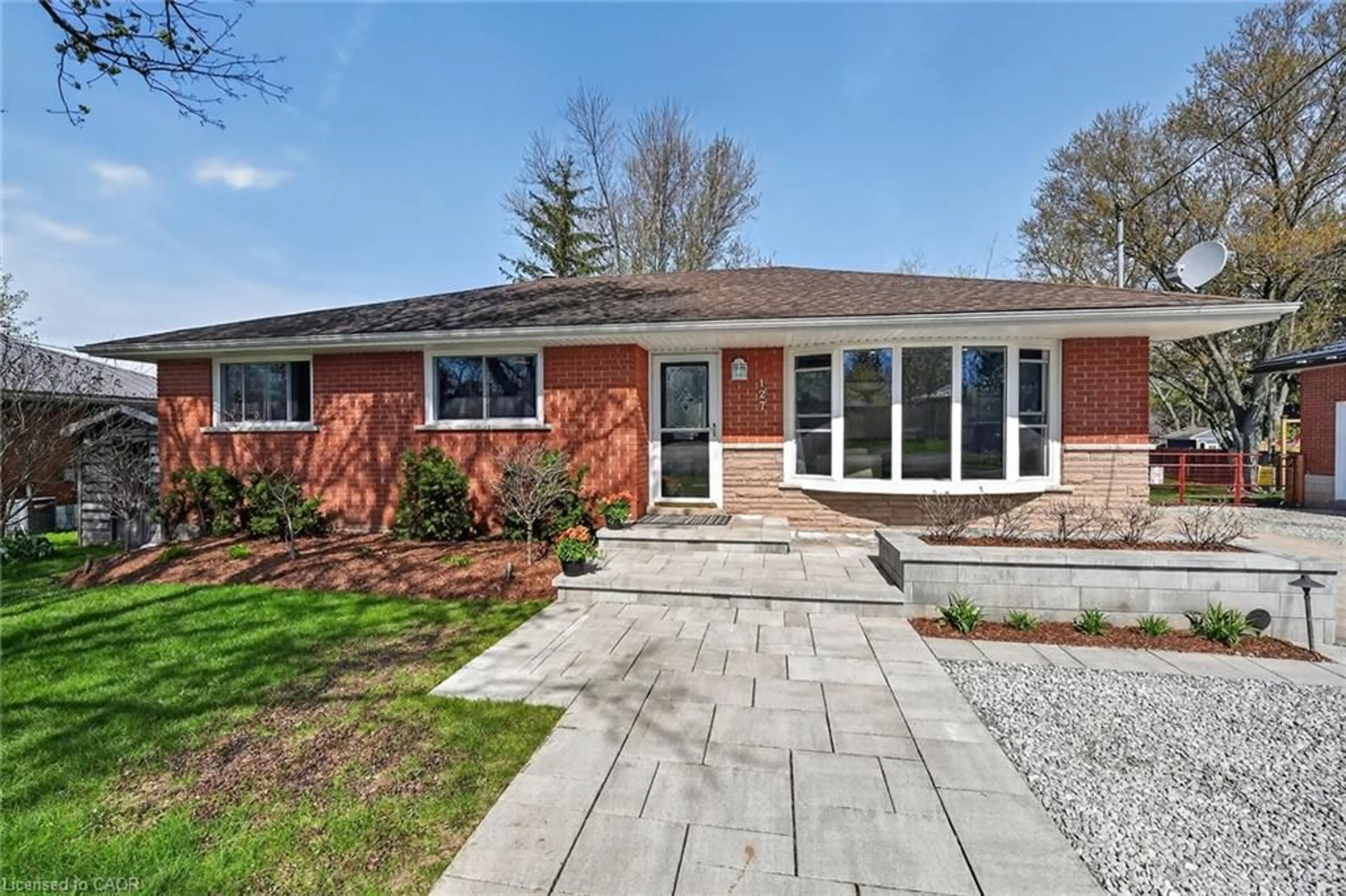 Home with brick exterior material, street for 127 Ayr St, Caledonia Ontario N3W 1E5