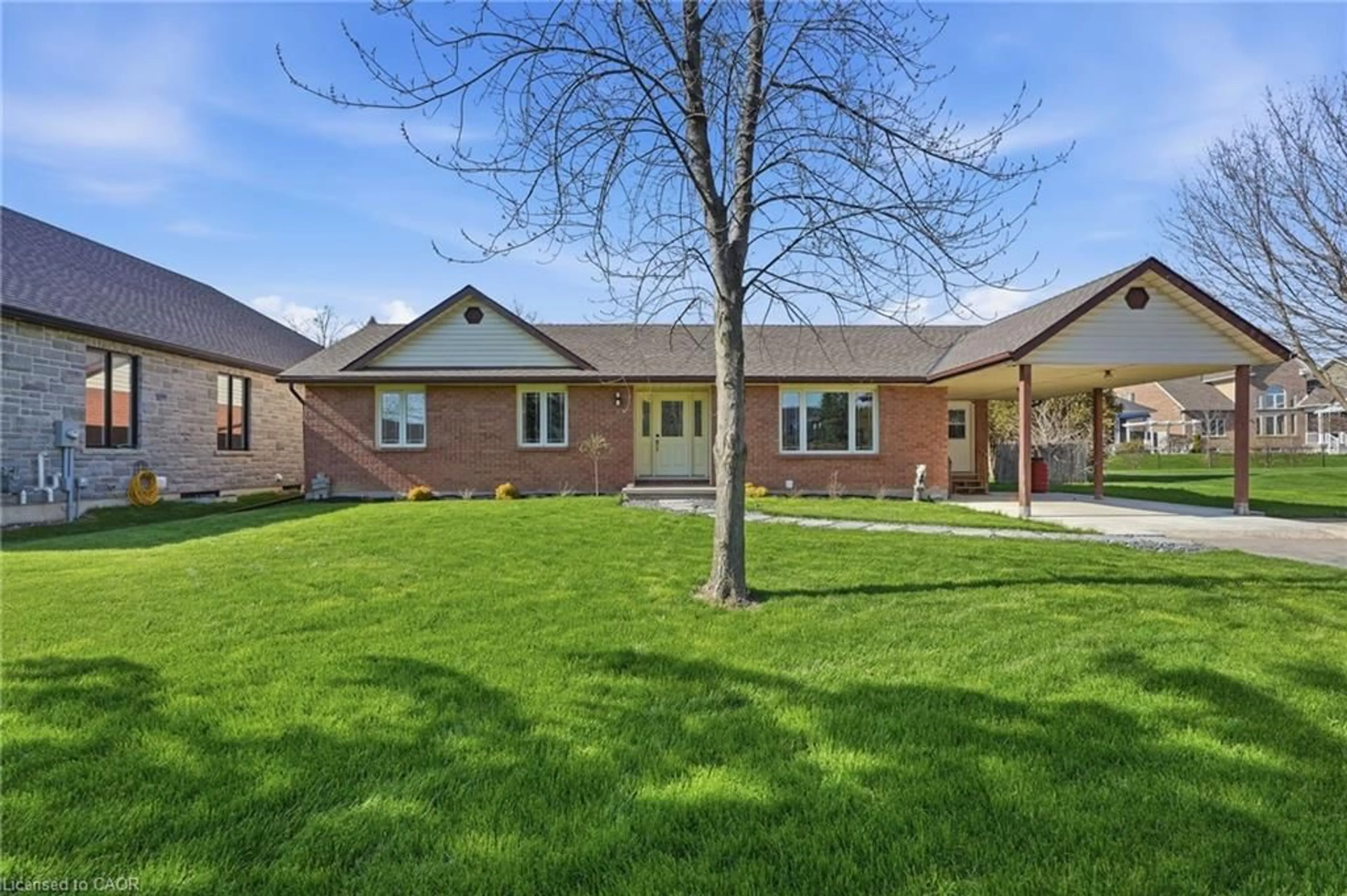 Home with brick exterior material, street for 133 New Lakeshore Rd, Port Dover Ontario N0A 1N3