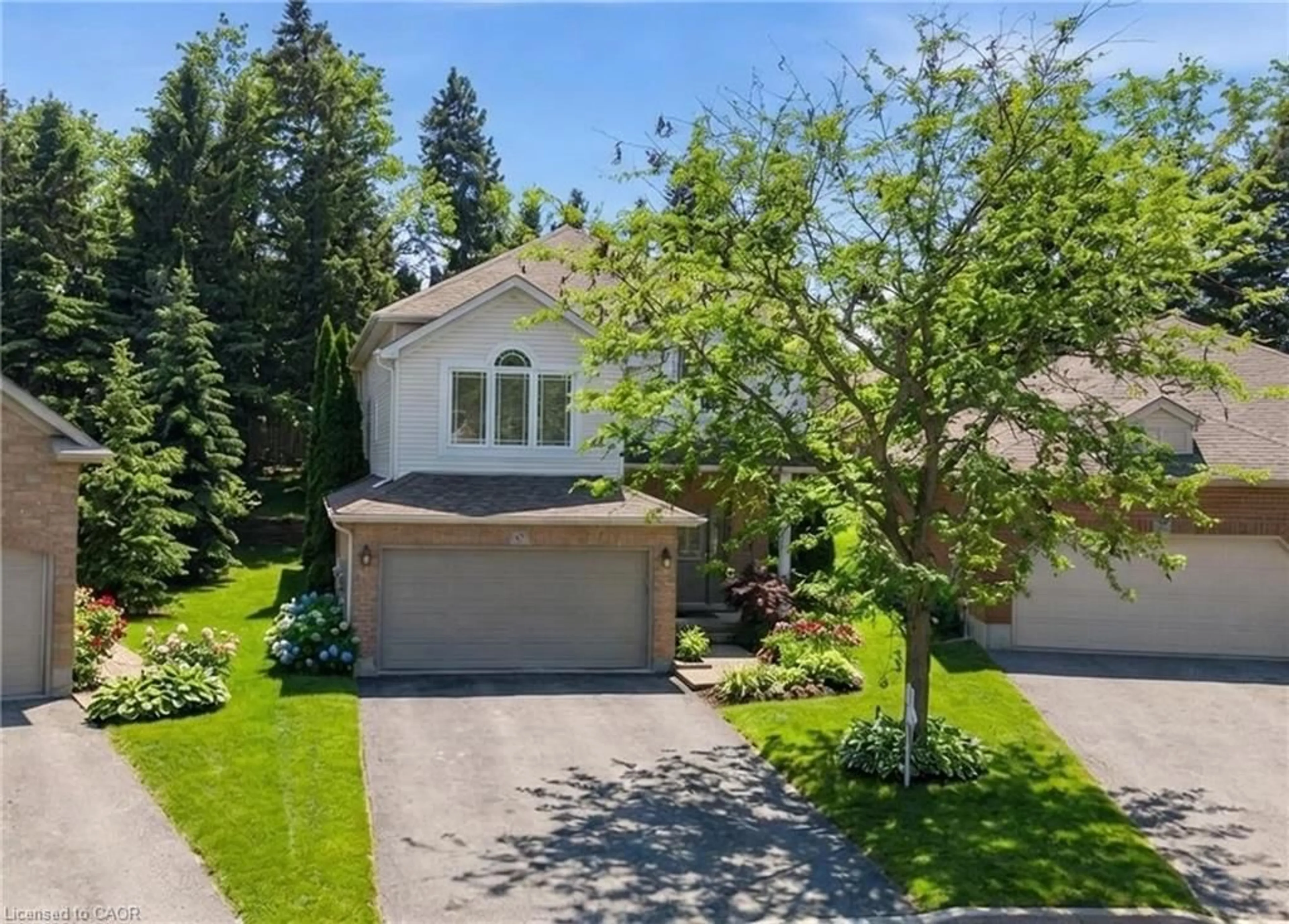 A pic from outside/outdoor area/front of a property/back of a property/a pic from drone, street for 47 Huntington Pl, Kitchener Ontario N2M 2Z4