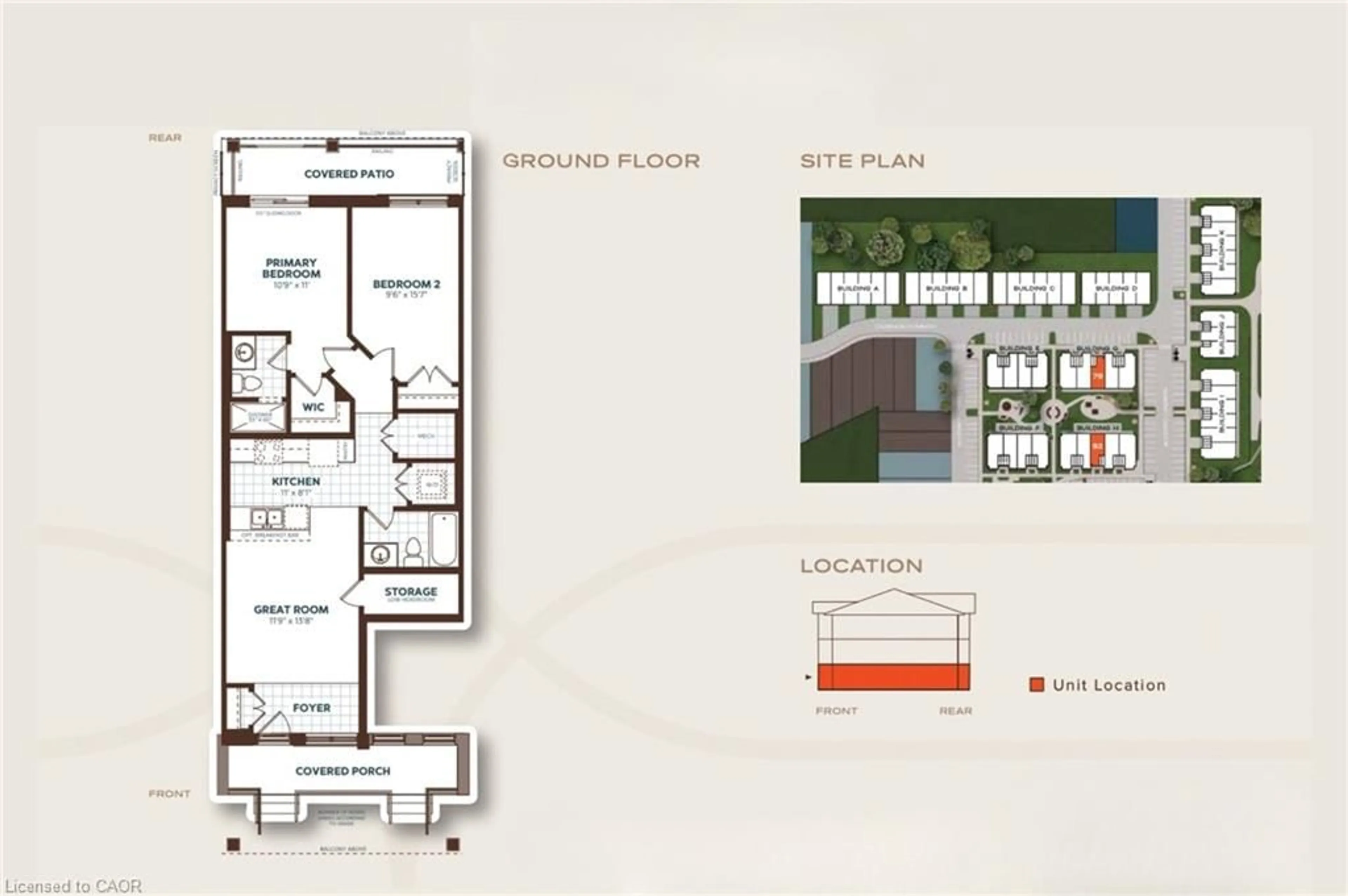 Floor plan for 53 Allegro Common #6, Cambridge Ontario N3C 1A5