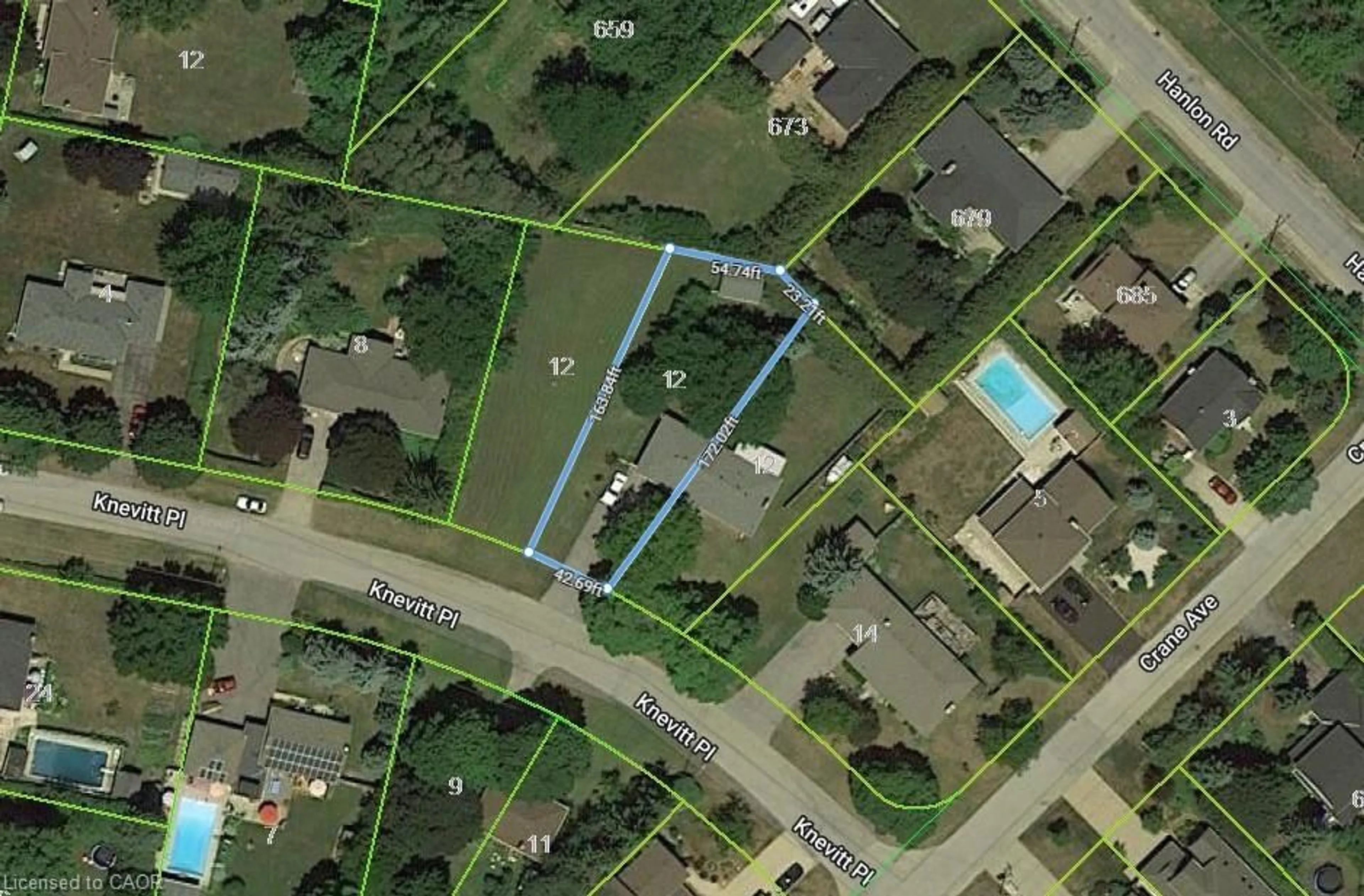 A pic from outside/outdoor area/front of a property/back of a property/a pic from drone, street for 10A Knevitt Pl, Guelph Ontario N1G 2S7