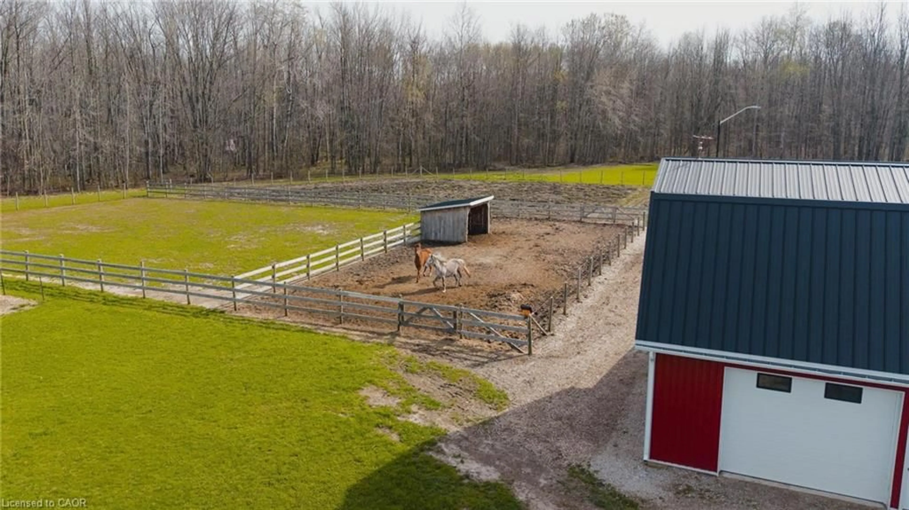 A pic from outside/outdoor area/front of a property/back of a property/a pic from drone, building for 42551 C Line Rd, Bluevale Ontario N0G 1G0