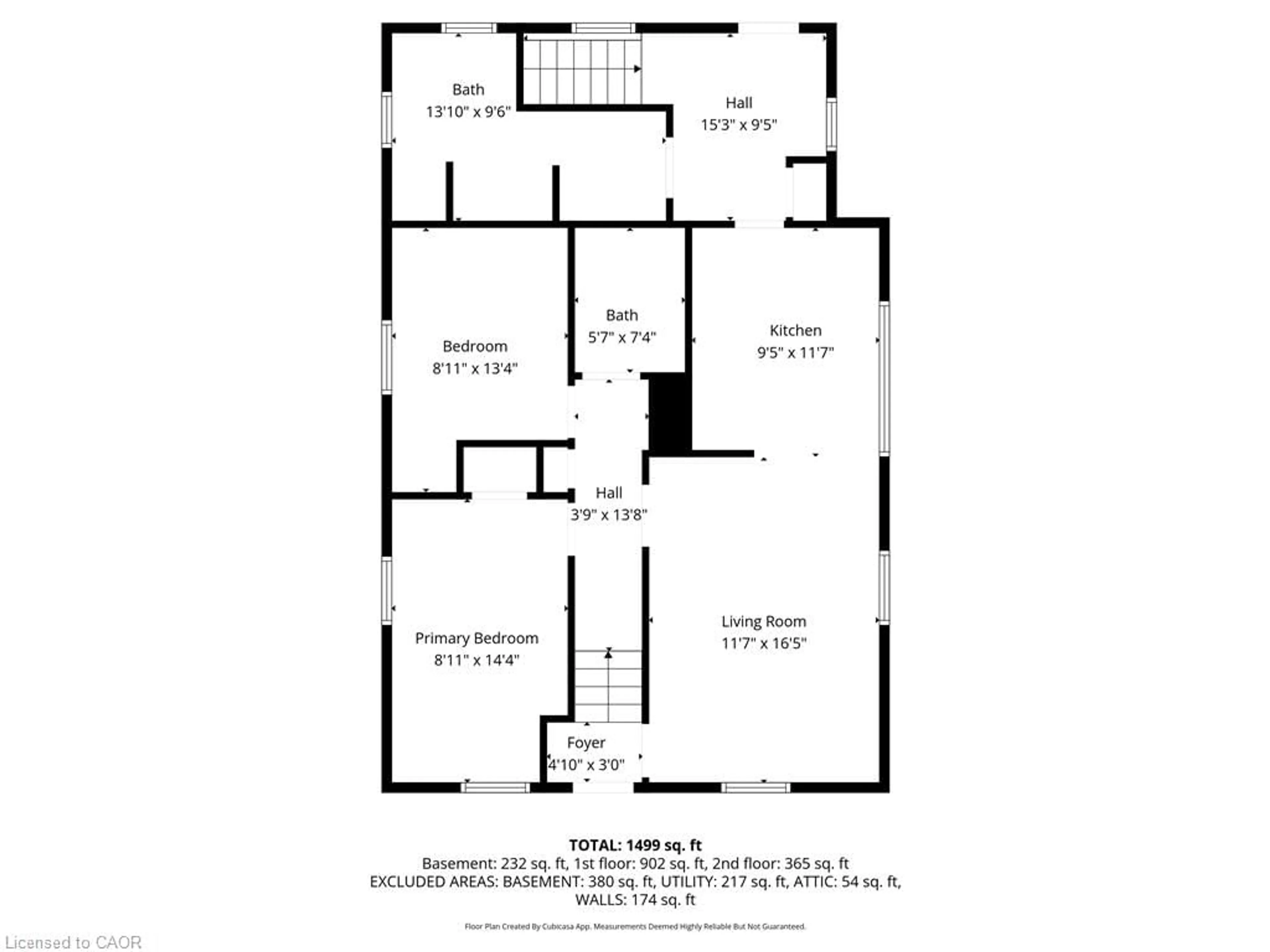 Floor plan for 5432 Mcrae St, Niagara Falls Ontario L2E 1R5