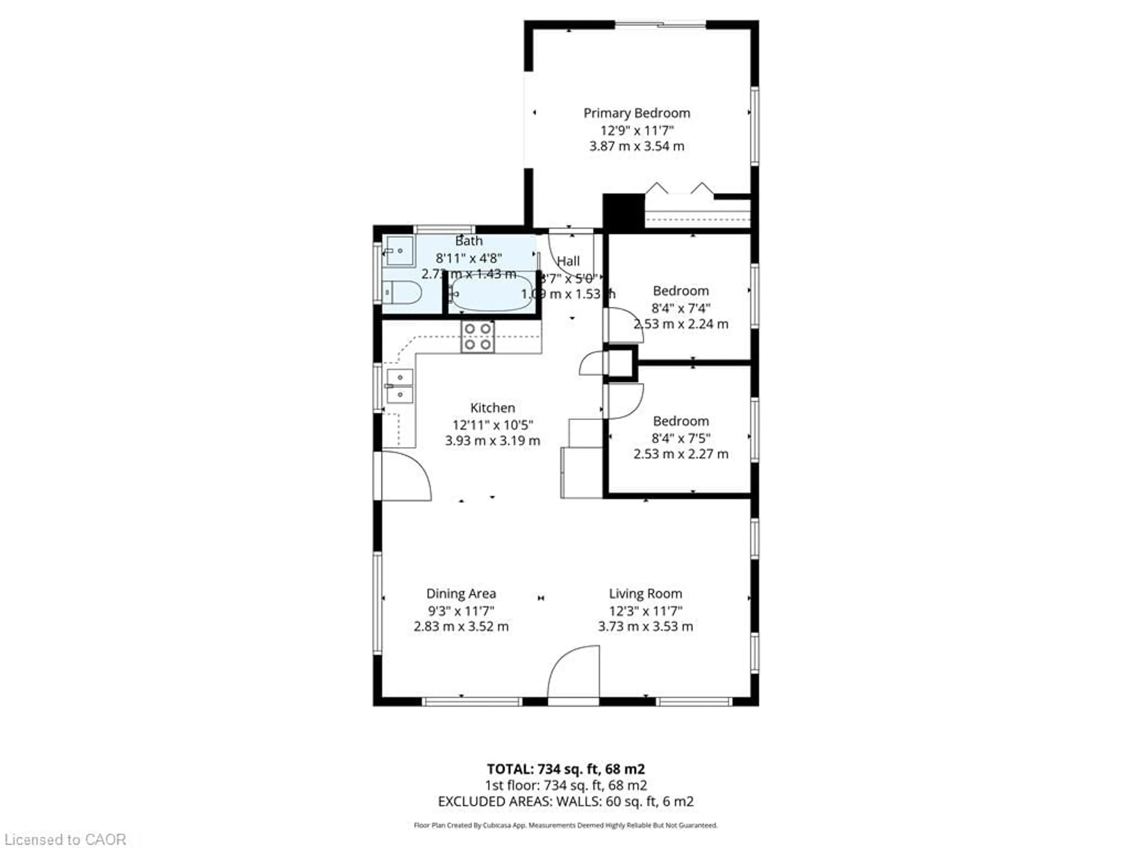 Floor plan for 21 Fourth Ave, Long Point Ontario N0E 1M0