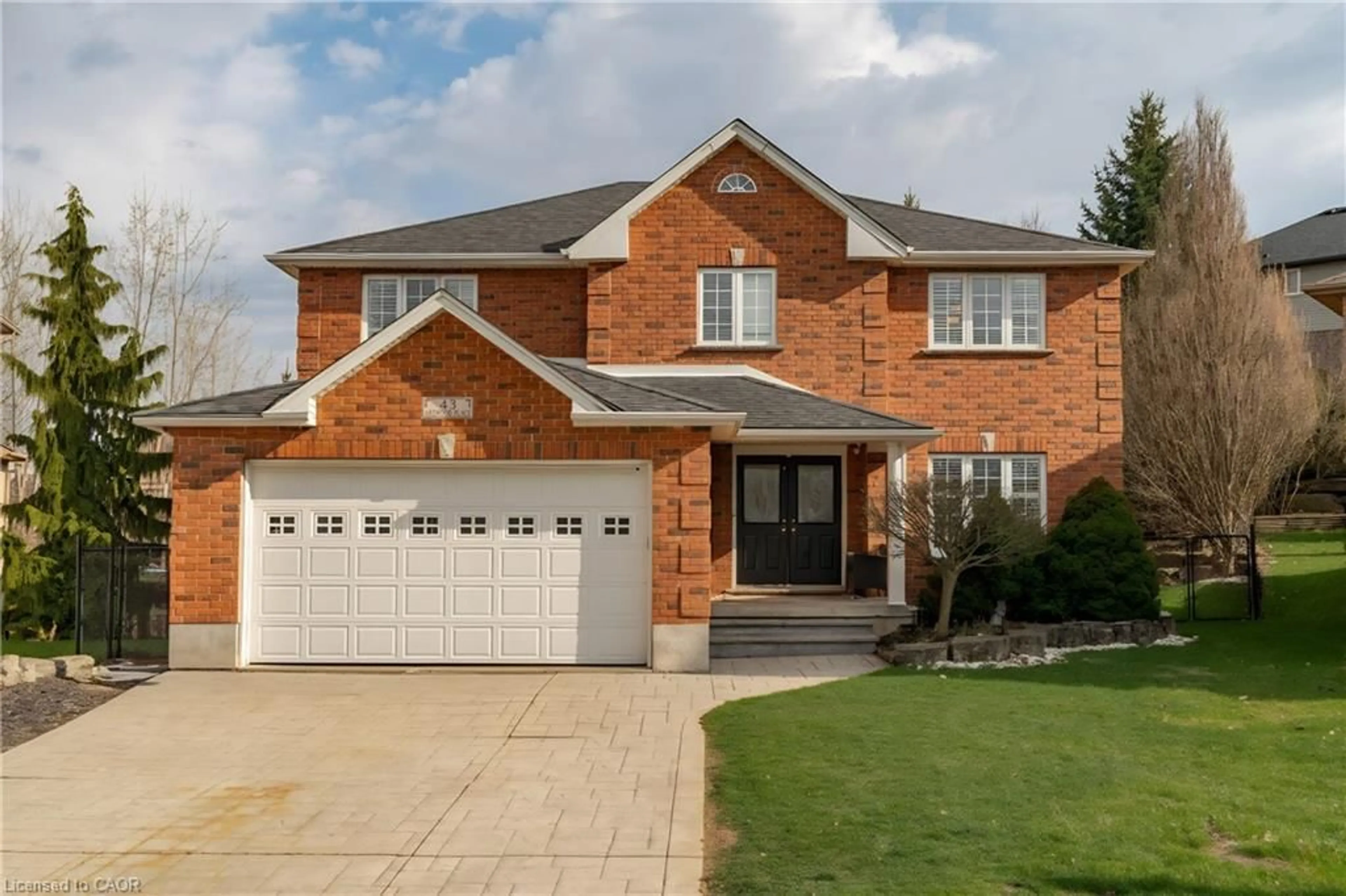 Home with brick exterior material, street for 43 Ardwood Pl, Kitchener Ontario N4A 4C3