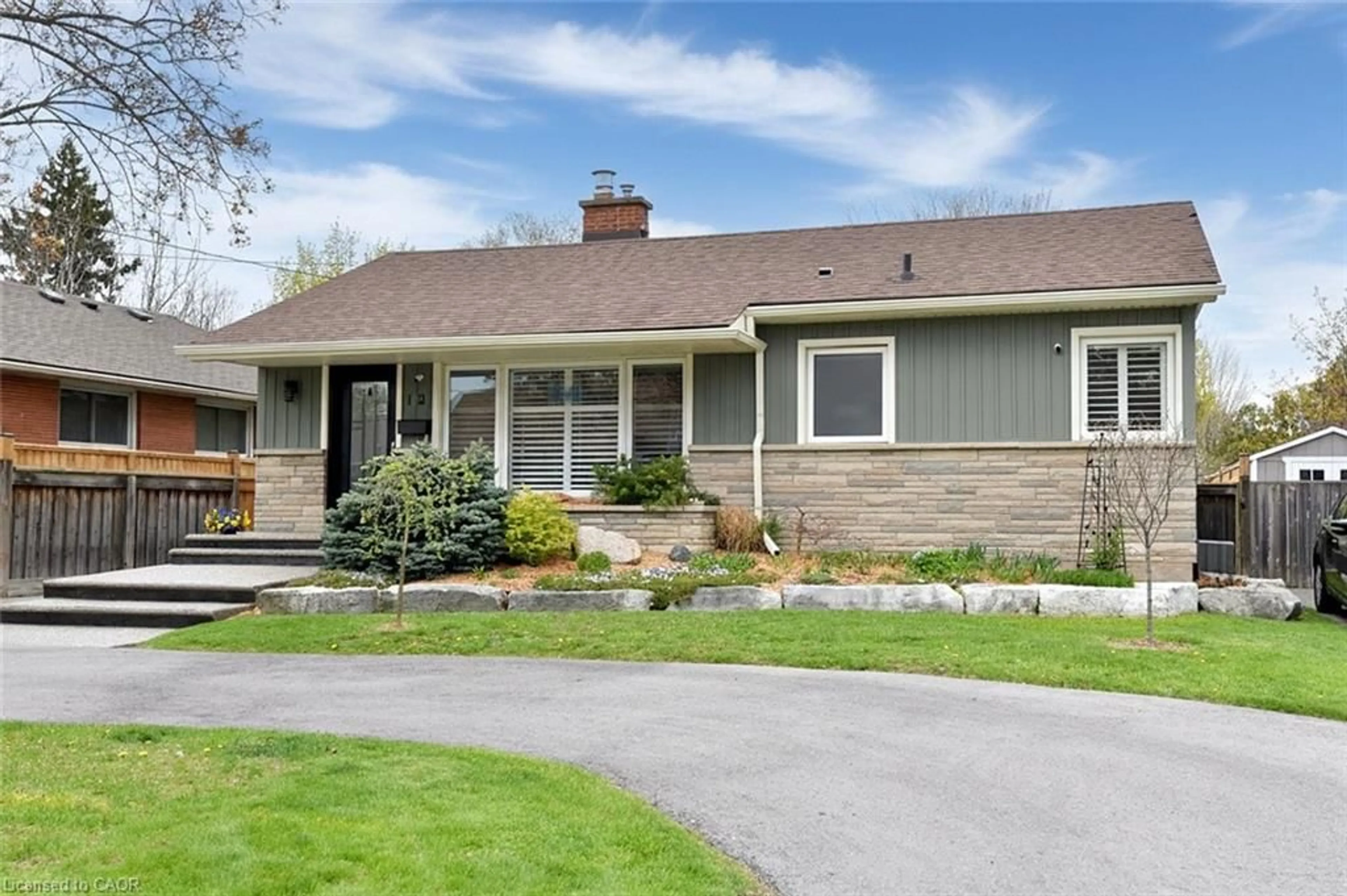 Home with vinyl exterior material, street for 12 Desjardins Ave, Dundas Ontario L9H 4P9