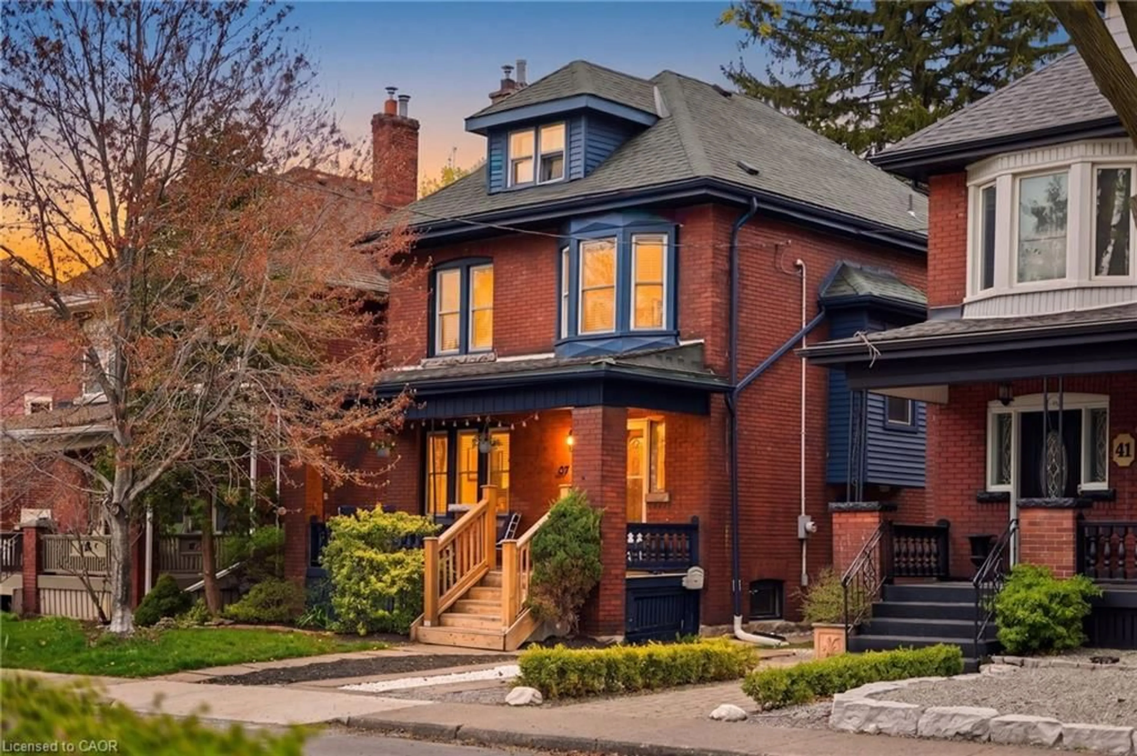 Home with brick exterior material, street for 37 Connaught Ave, Hamilton Ontario L8M 3C3