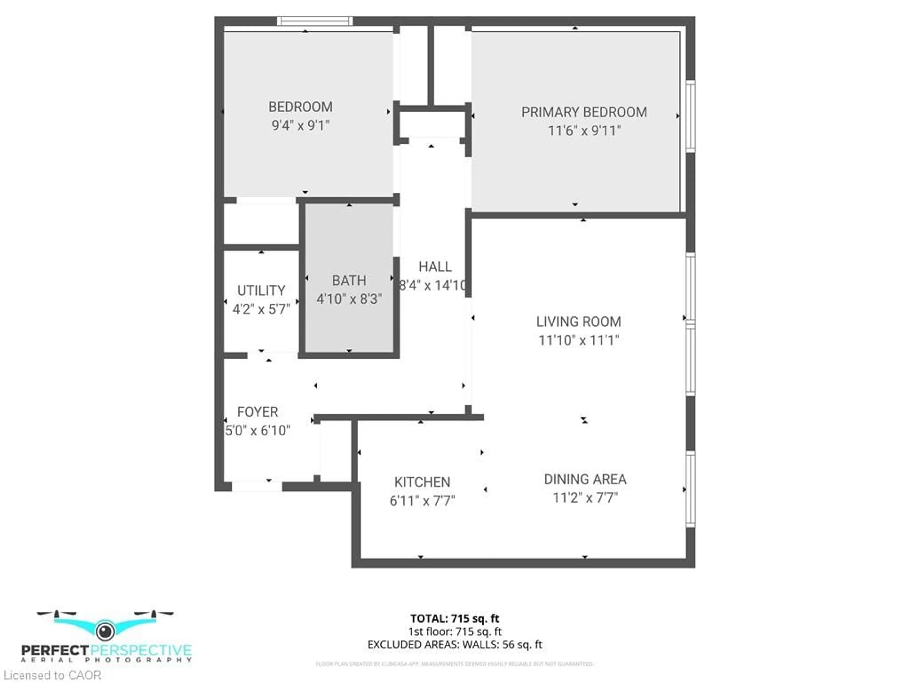 Floor plan for 60 Donly Dr #101, Simcoe Ontario N3Y 5K3