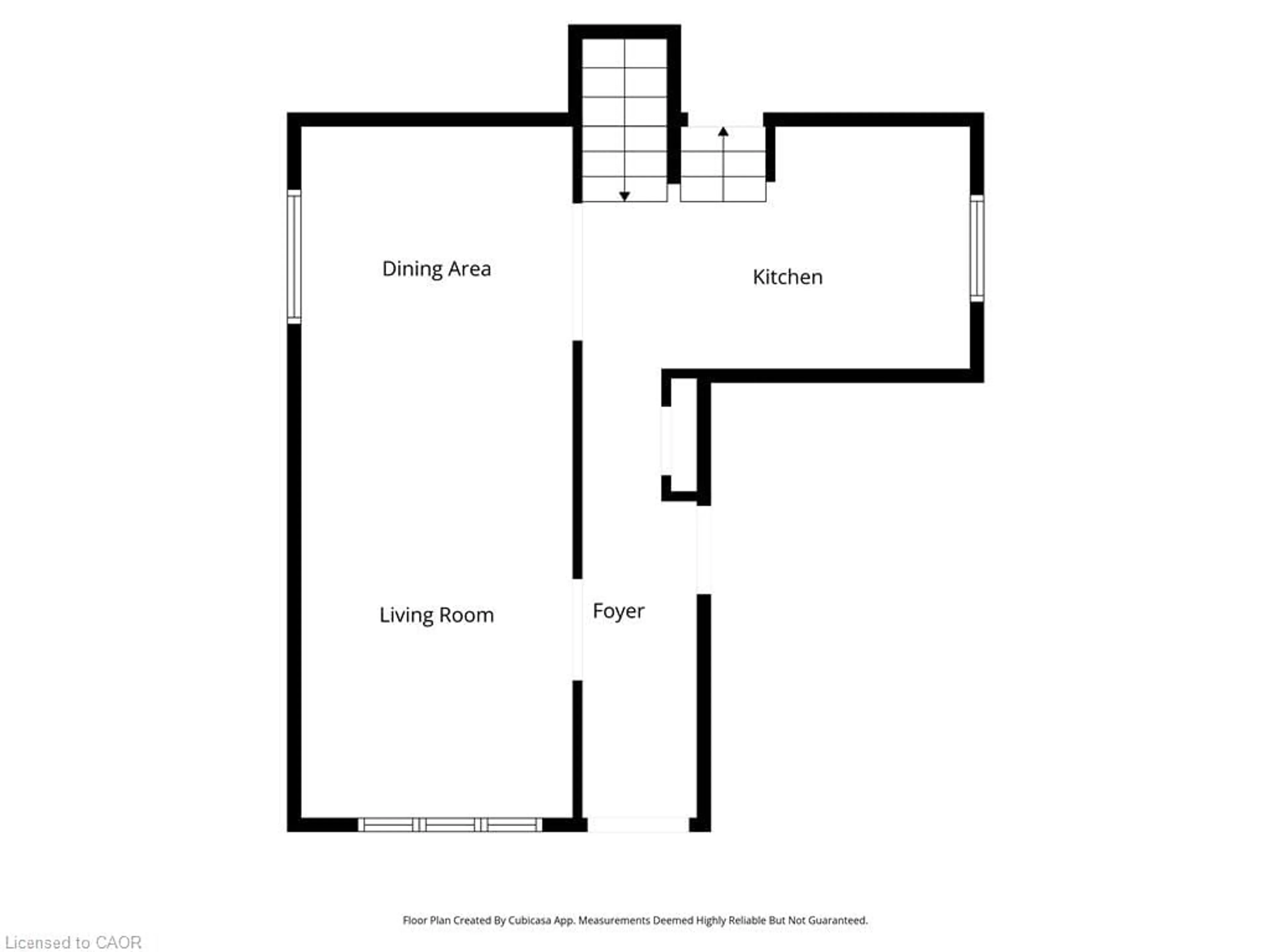 Floor plan for 57 Coxwell Cres, Brantford Ontario N3P 1P5