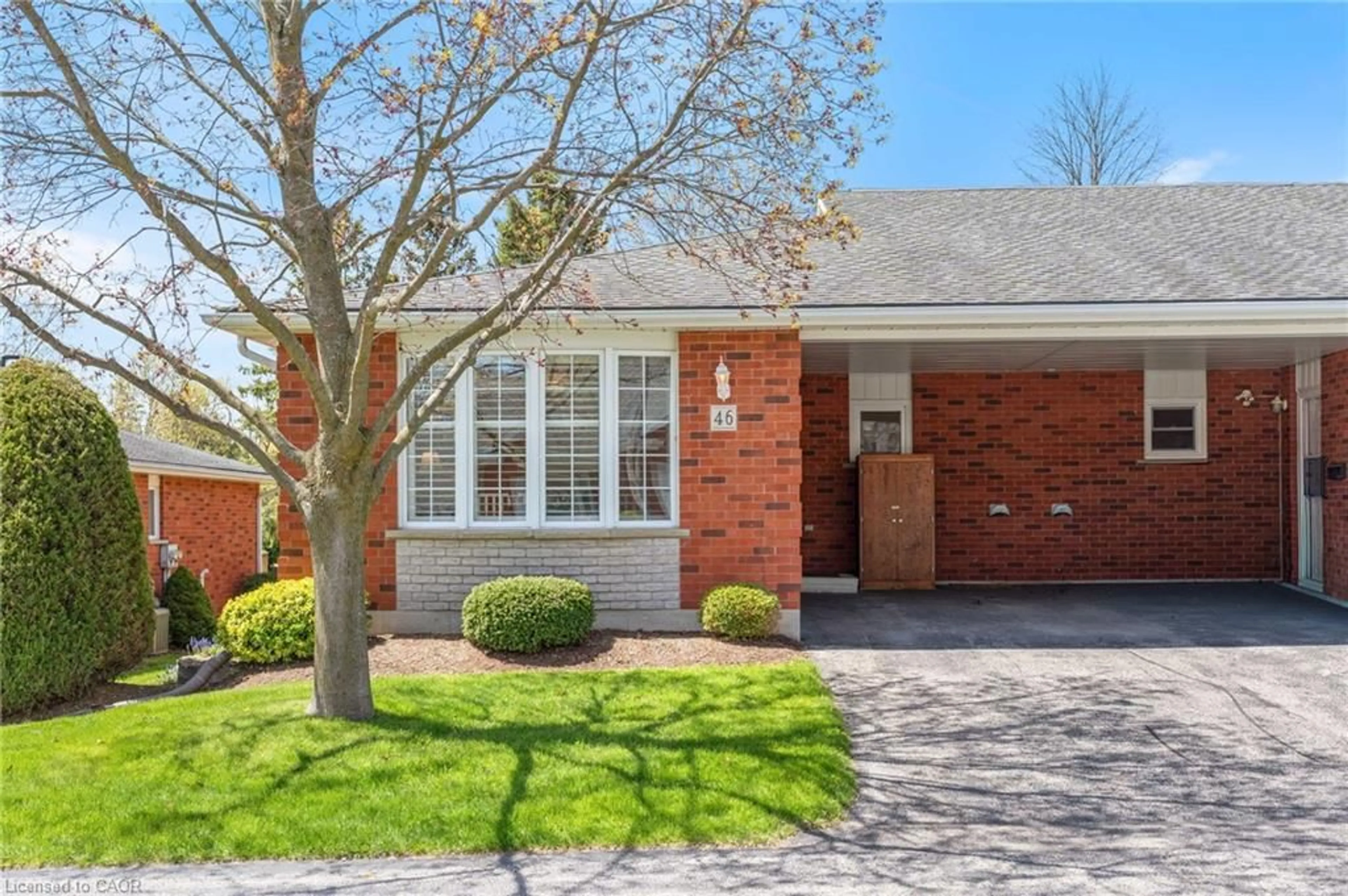 Home with brick exterior material, street for 175 Victoria St #46, Simcoe Ontario N3Y 5L8