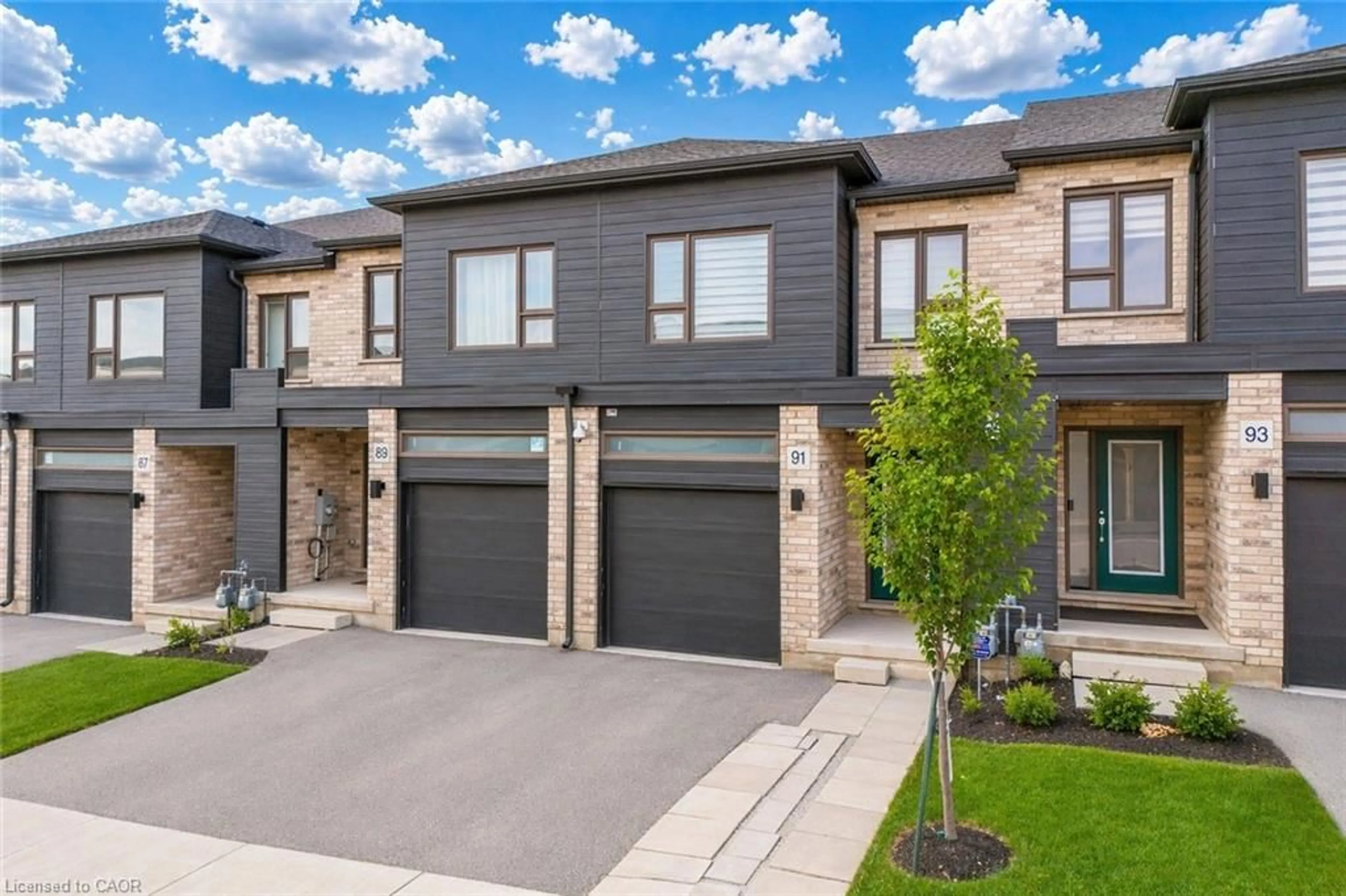 Home with brick exterior material, street for 91 Pony Way, Kitchener Ontario N2R 0R8
