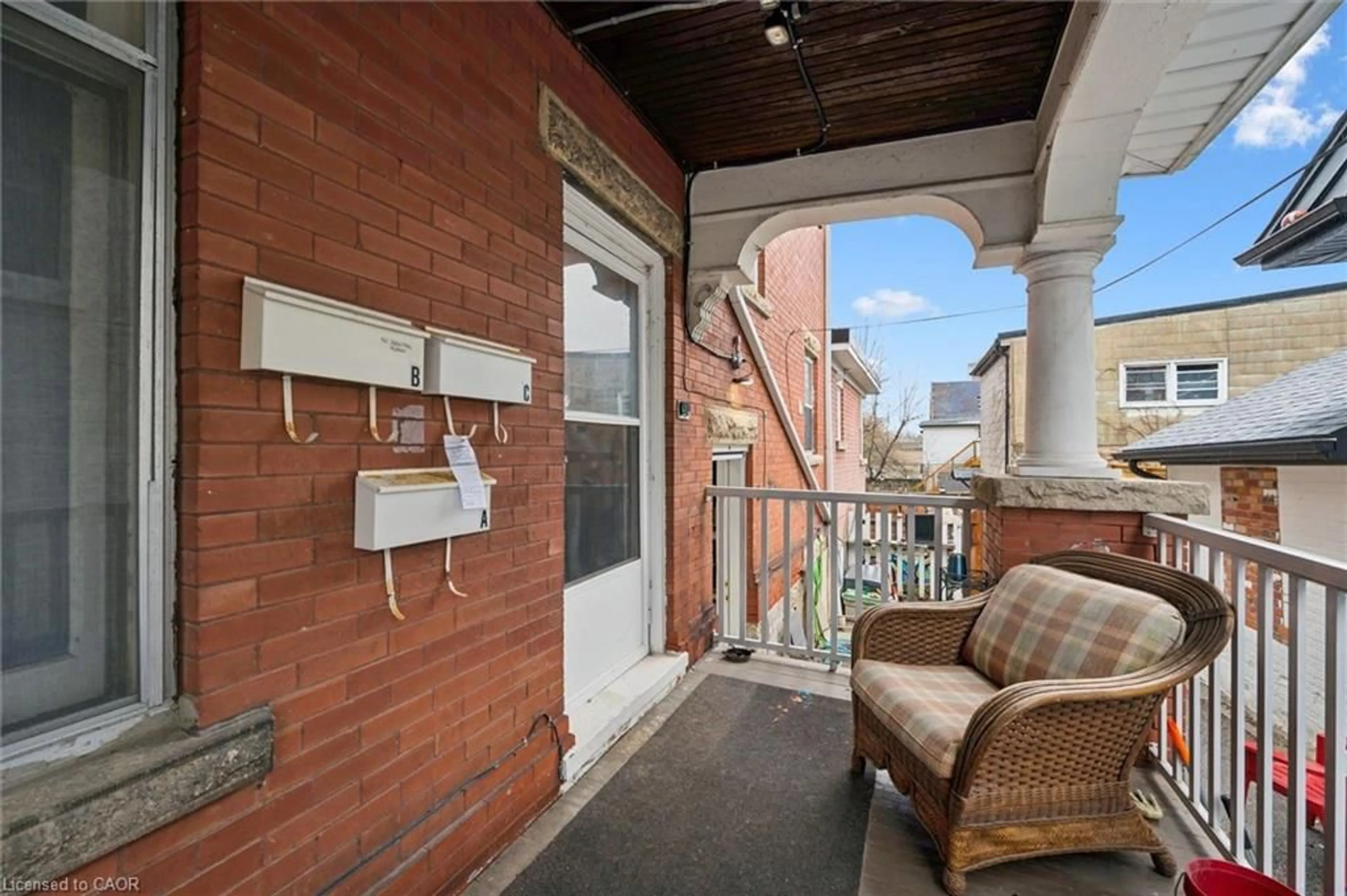 Balcony in the apartment, street for 121 Dublin St, Guelph Ontario N1H 4N5