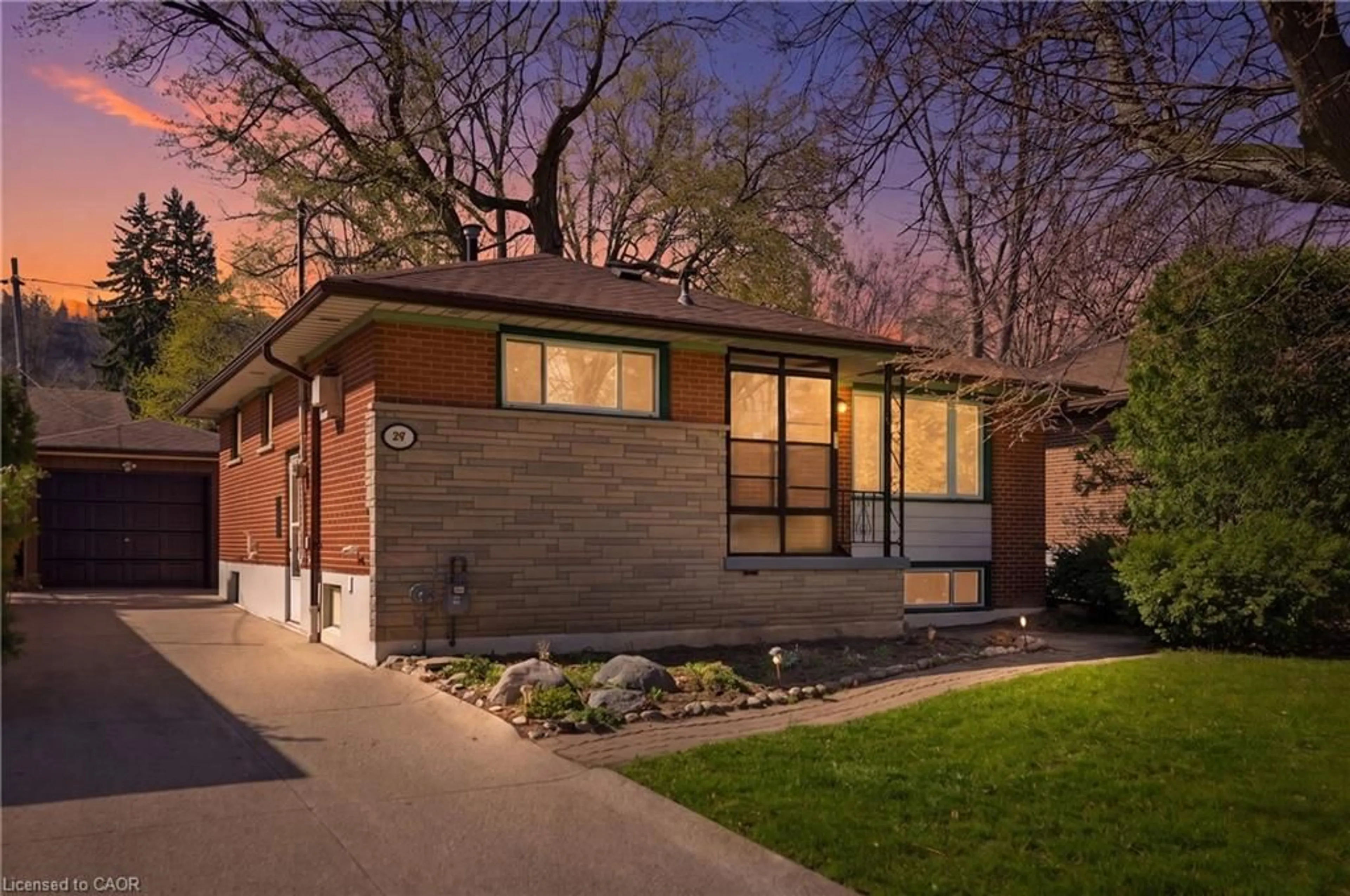 Home with brick exterior material, street for 59 Purvis Dr, Hamilton Ontario L8S 2S5