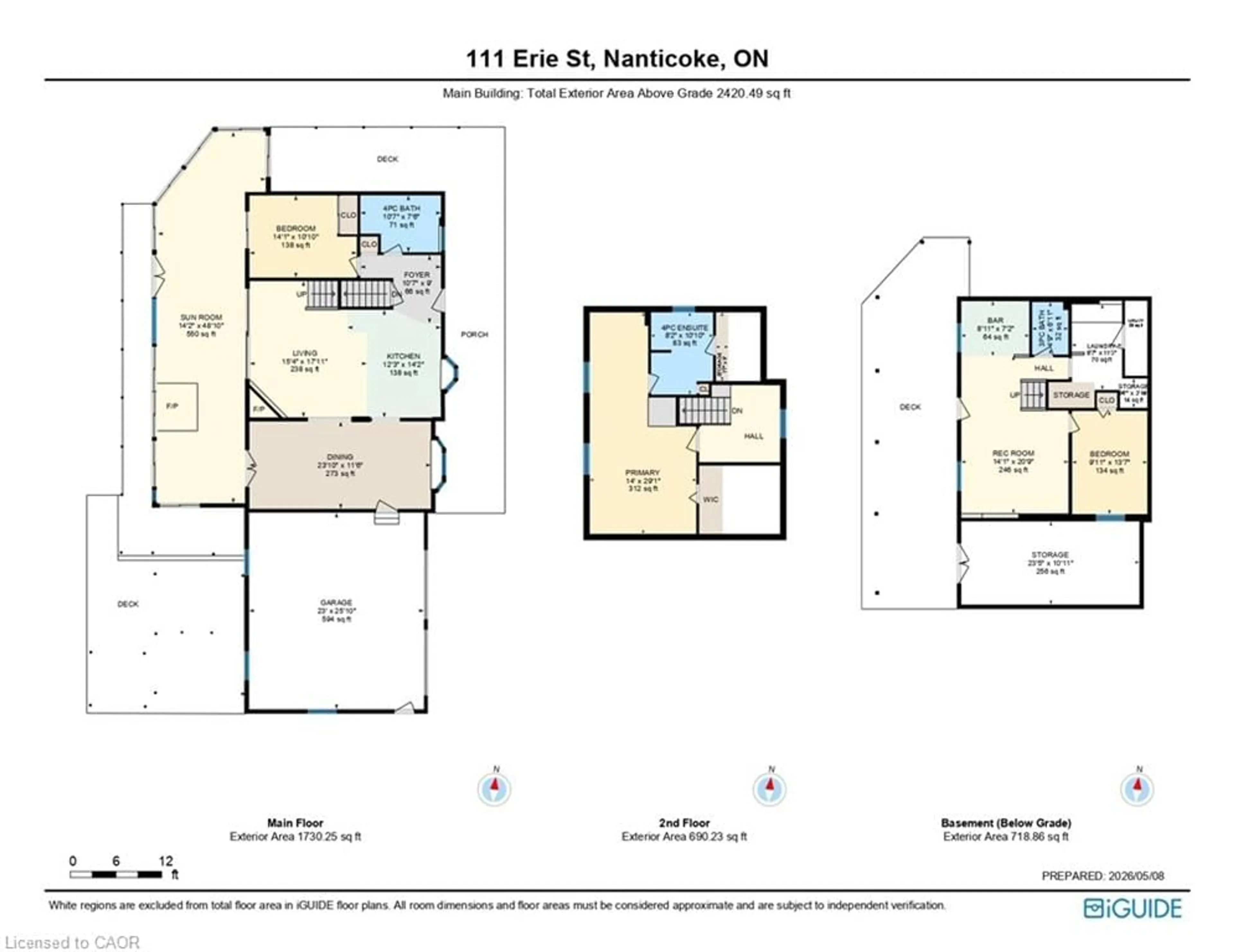 Floor plan for 111 Erie St, Nanticoke Ontario N0A 1P0