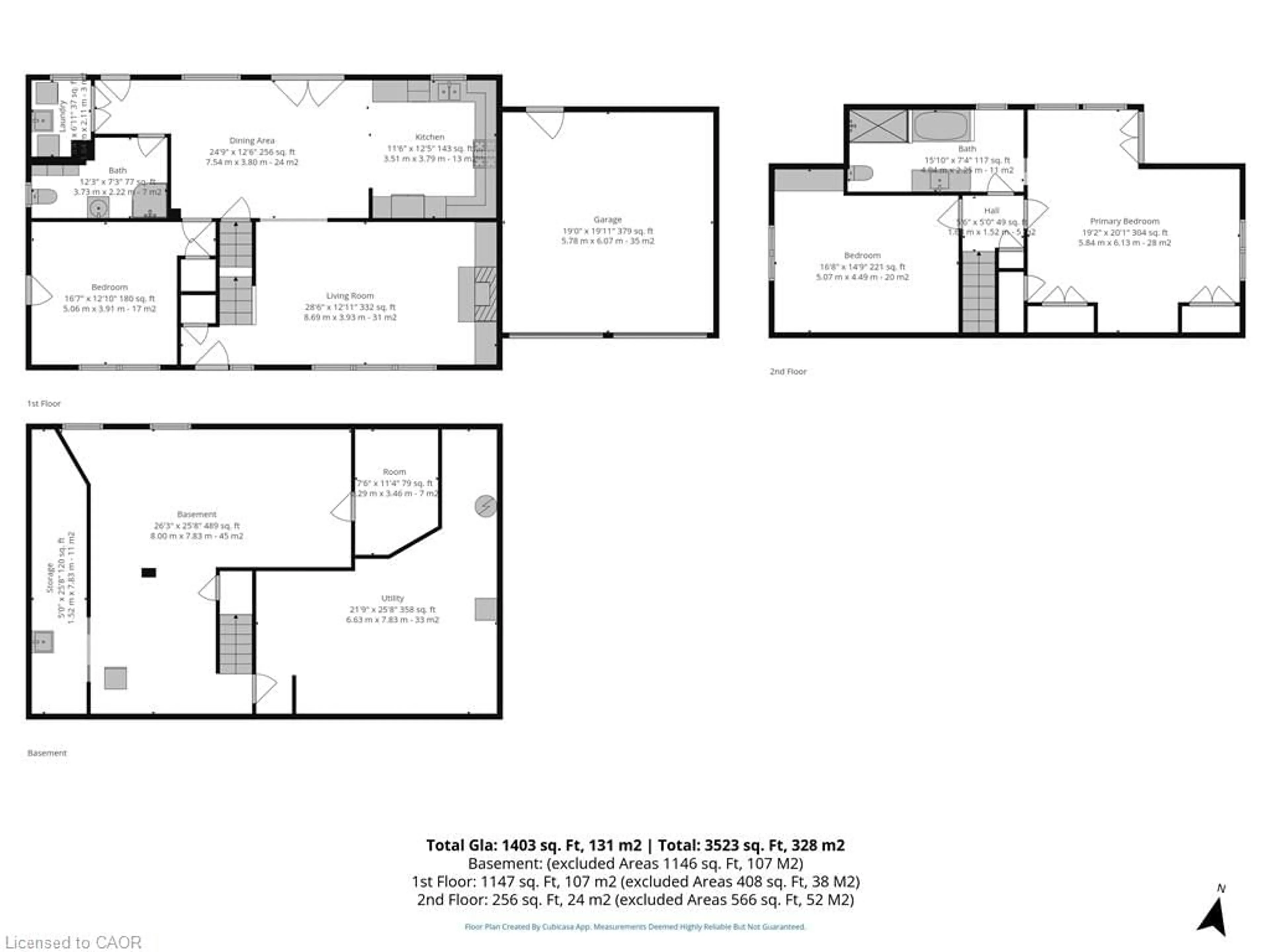 Floor plan for 47 Evergreen Hill Rd, Simcoe Ontario N3Y 1B7