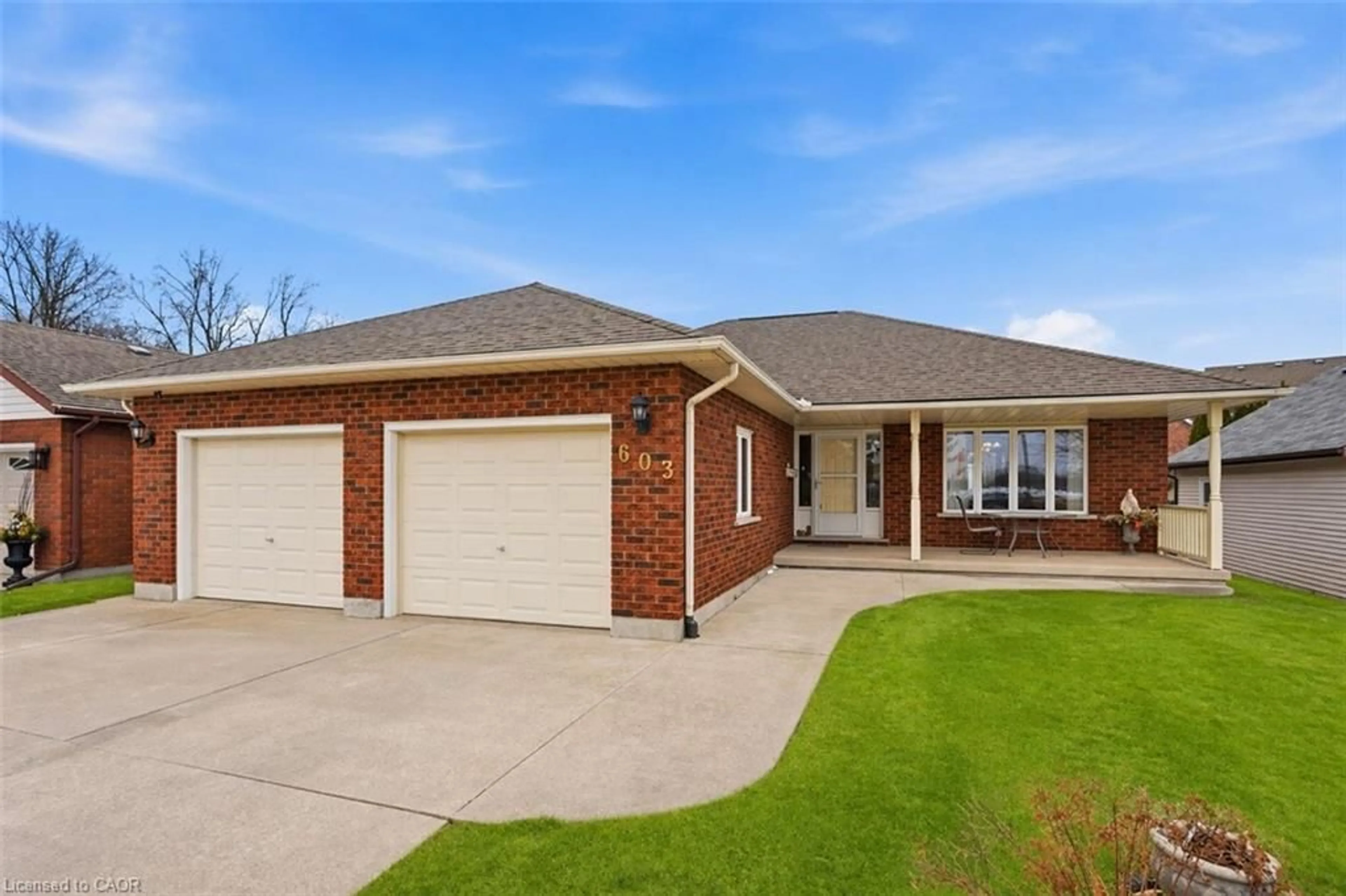 Home with brick exterior material, street for 603 Bunting Rd, St. Catharines Ontario L2M 2Z9