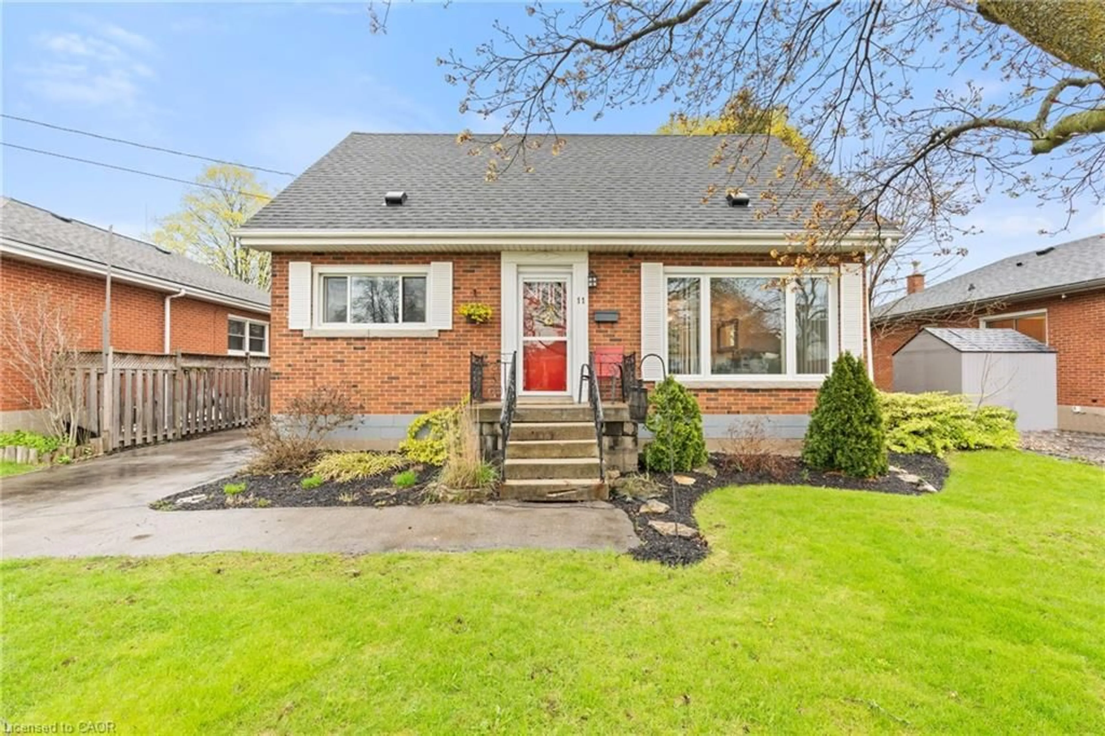 Home with brick exterior material, street for 11 Ferrara St, Hamilton Ontario L8T 4C1