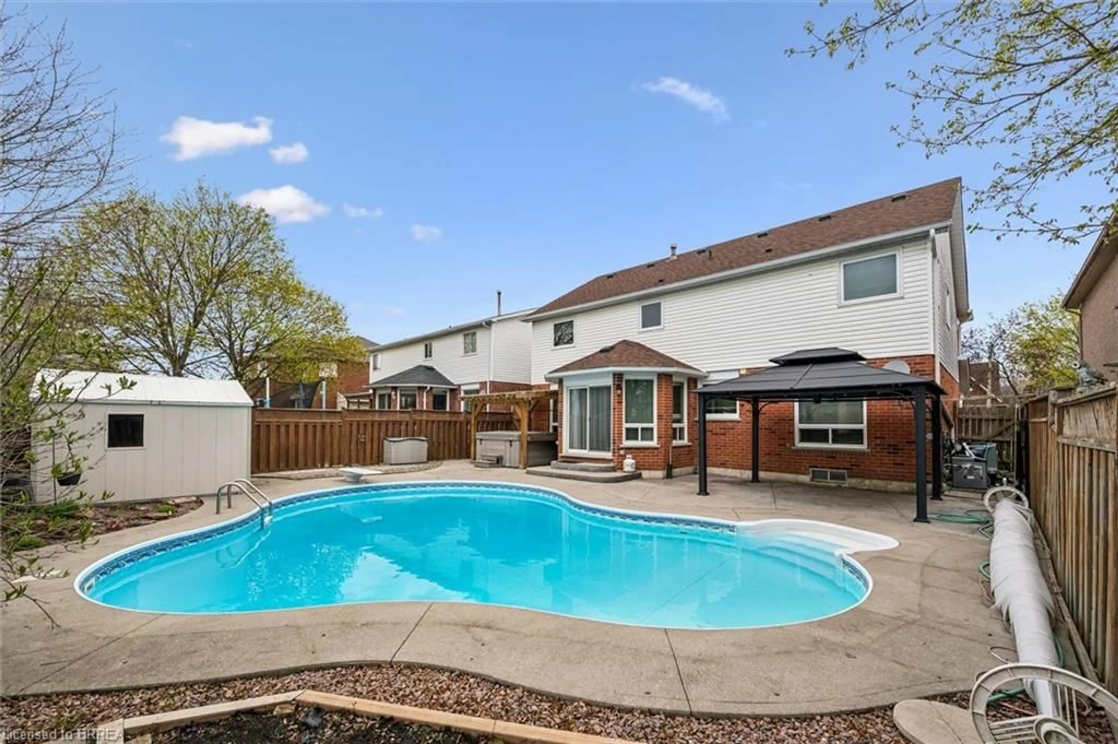 Pool for 223 Glenvalley Dr, Cambridge Ontario N1T 1R3