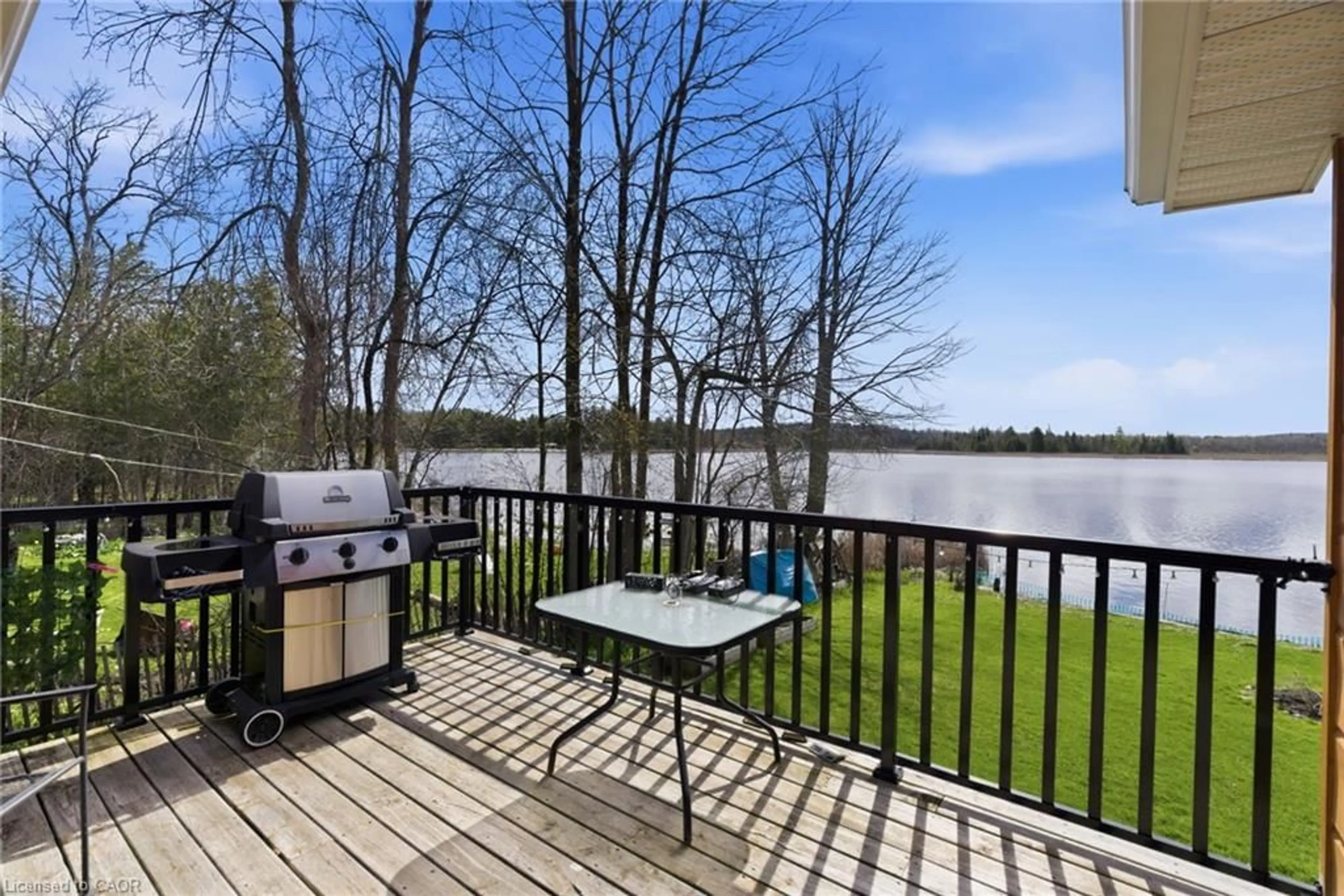 Patio, water/lake/river/ocean view for 38 Cowans Cres, Omemee Ontario K0L 2W0