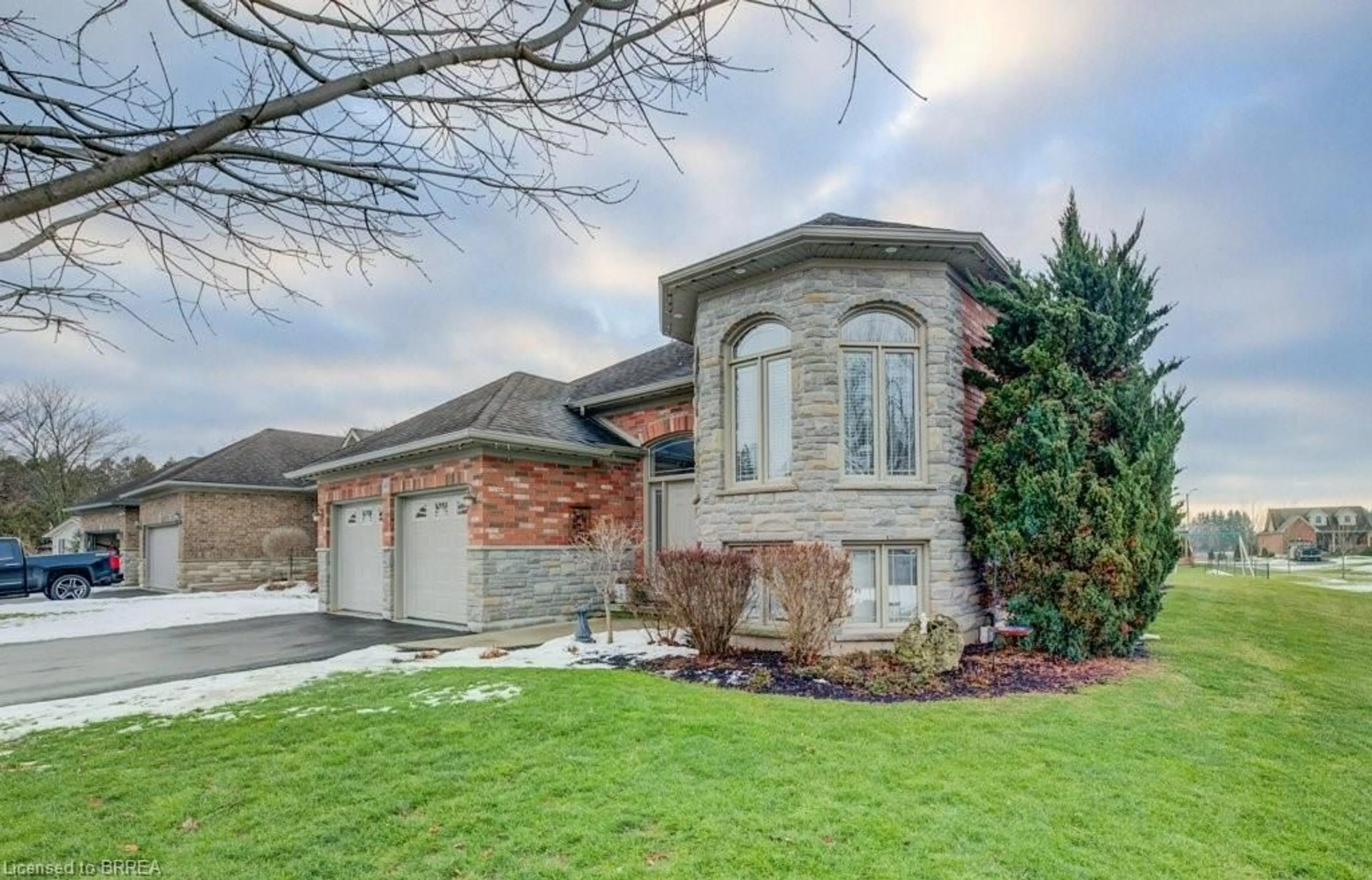 Home with brick exterior material, street for 48 Willowdale Cres, Port Dover Ontario N0A 1N5