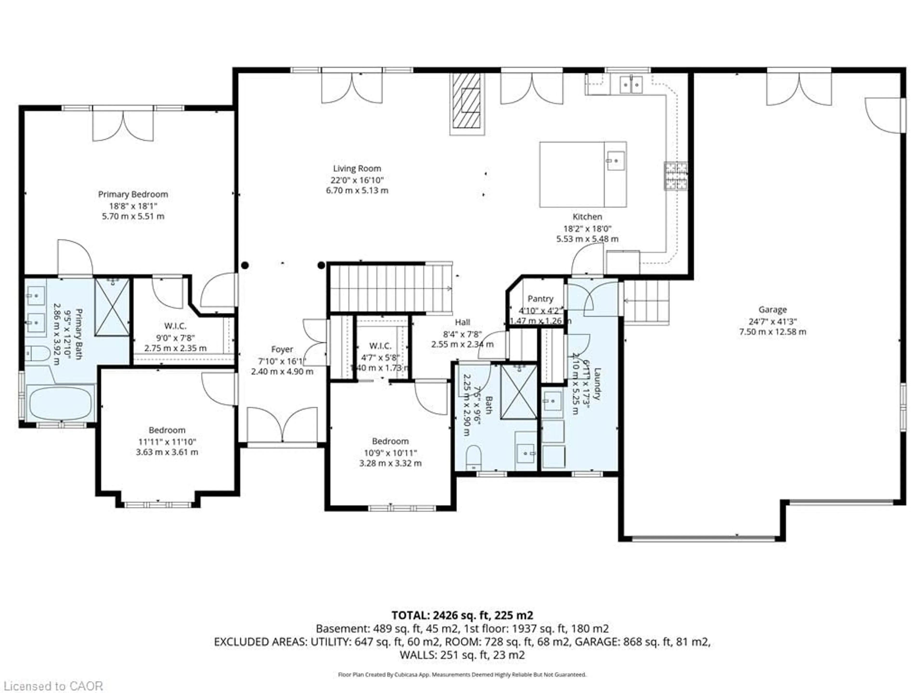 Floor plan for 114 Donjon Blvd, Port Dover Ontario N0A 1N7