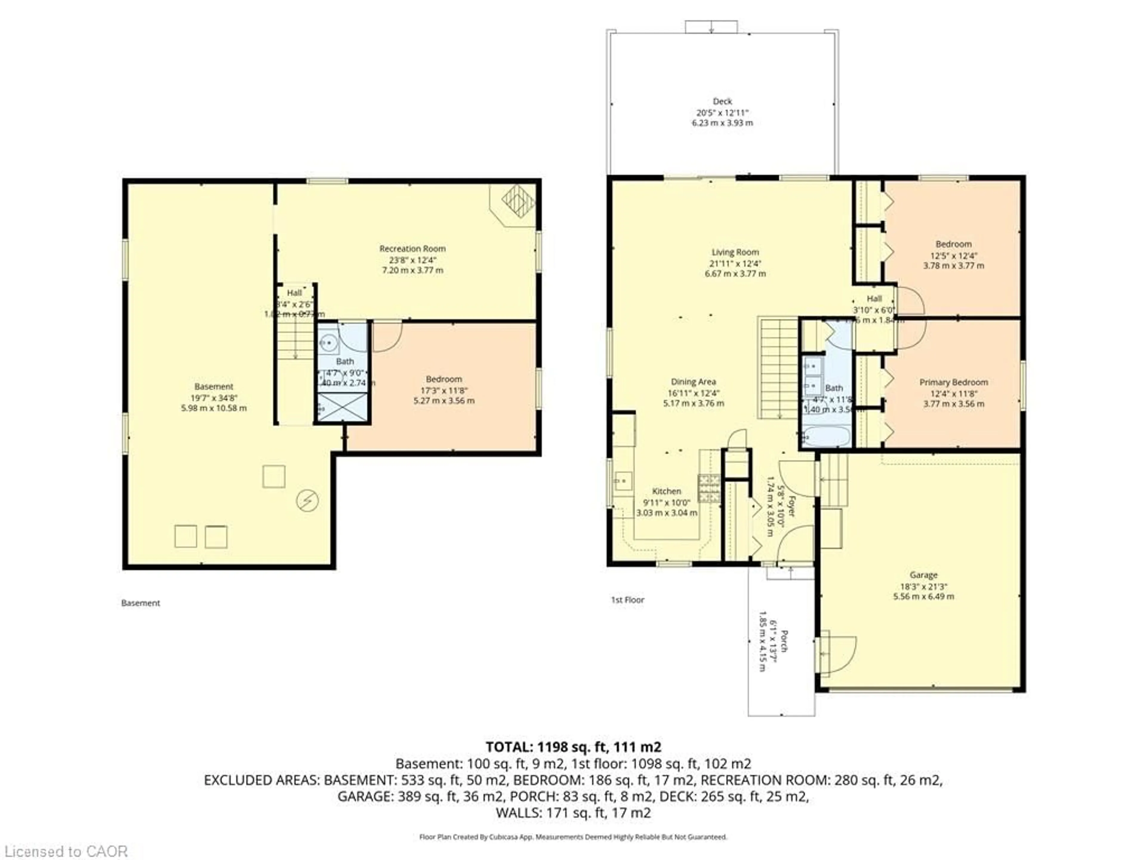 Floor plan for 750 Lavery St, Listowel Ontario N4W 3T4