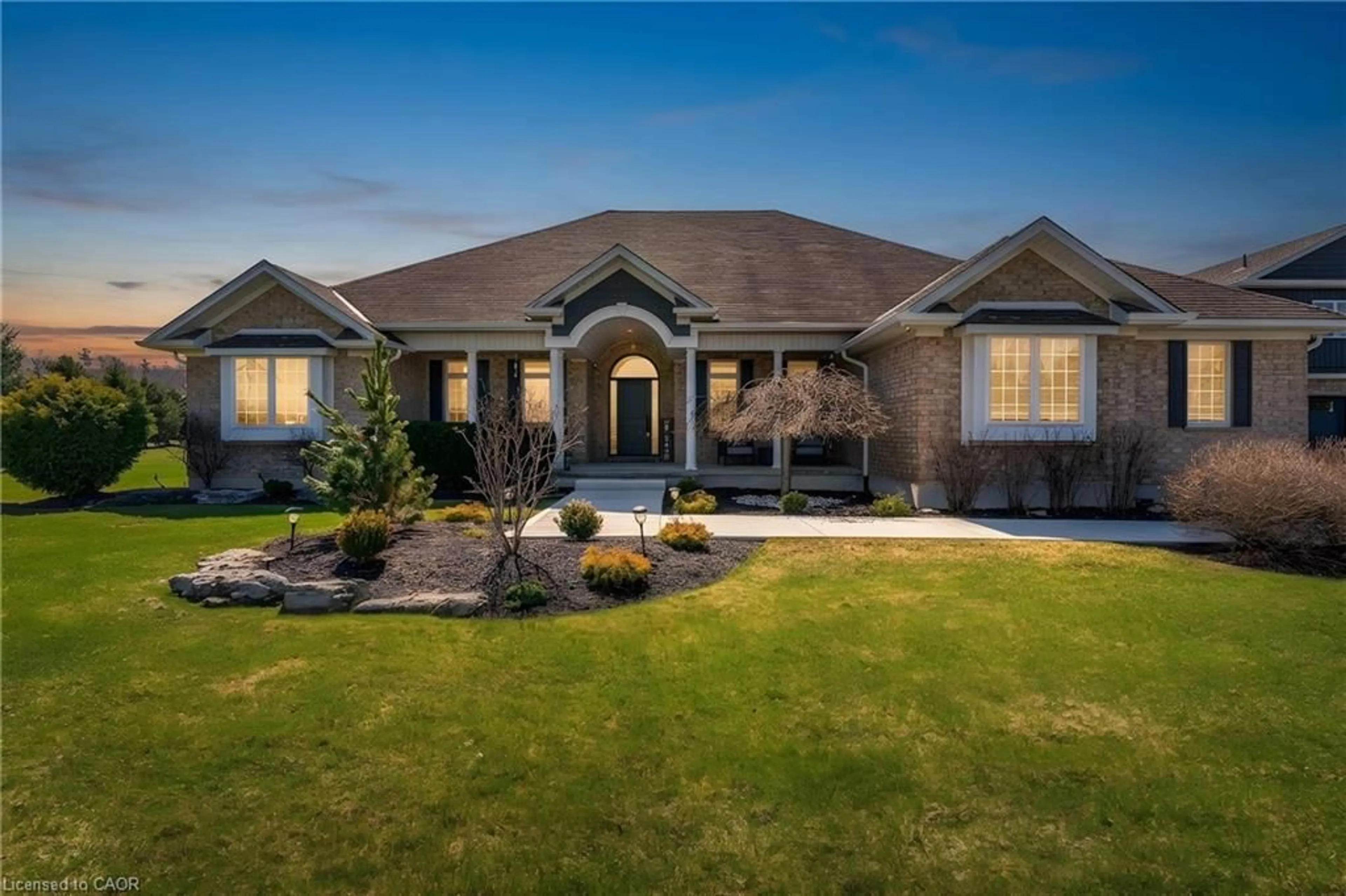 Home with brick exterior material, street for 2 Cloverlea Cres, St. George Ontario N0E 1N0