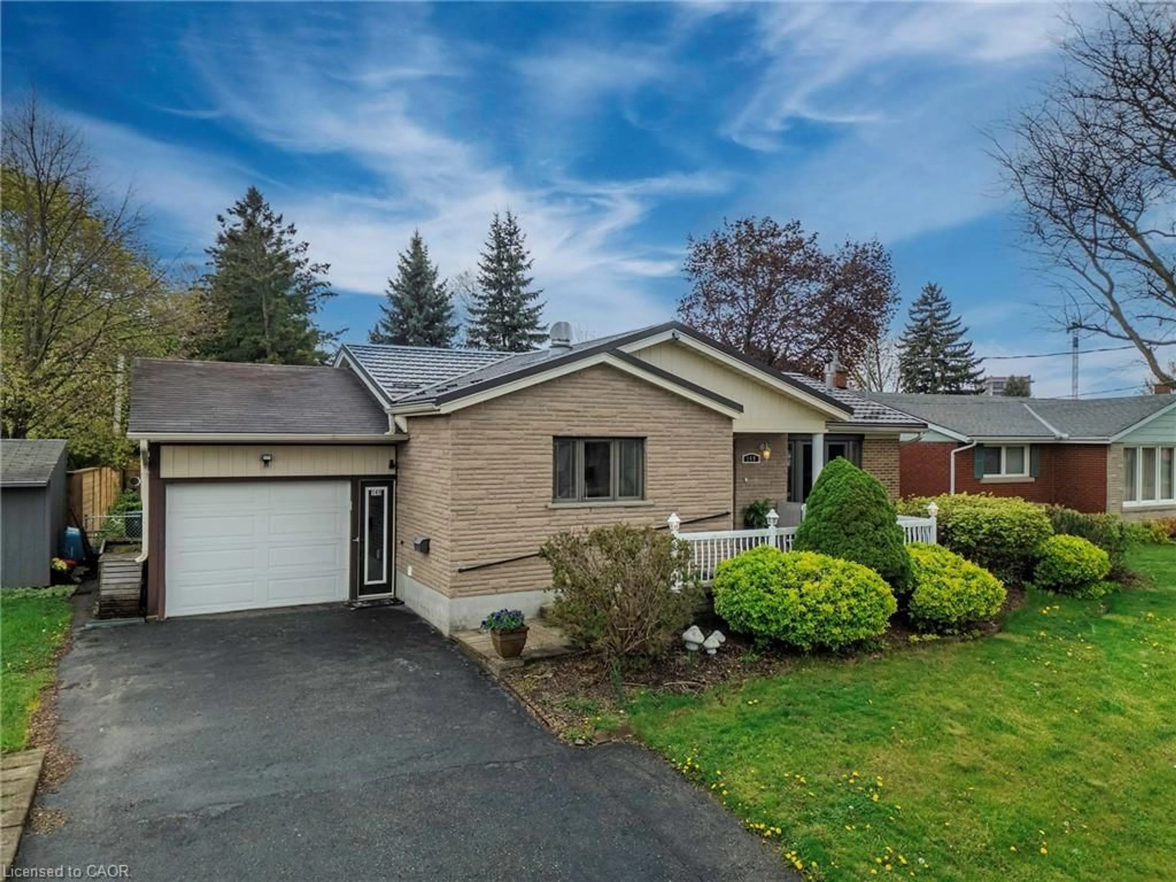 A pic from outside/outdoor area/front of a property/back of a property/a pic from drone, street for 149 Trafalgar Ave, Kitchener Ontario N2A 1Z5