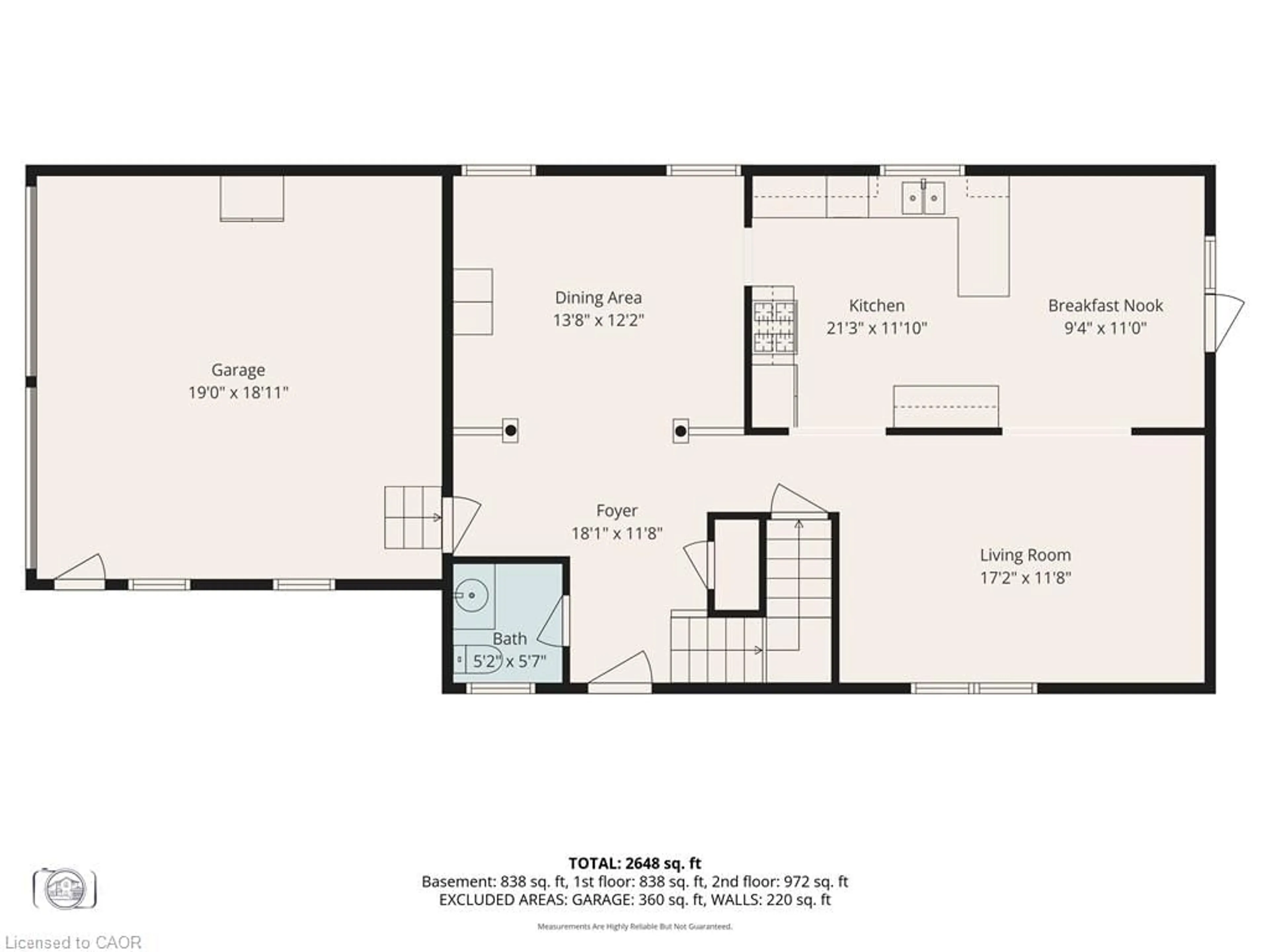 Floor plan for 29 Magnolia Cres, Grimsby Ontario L3M 5N1