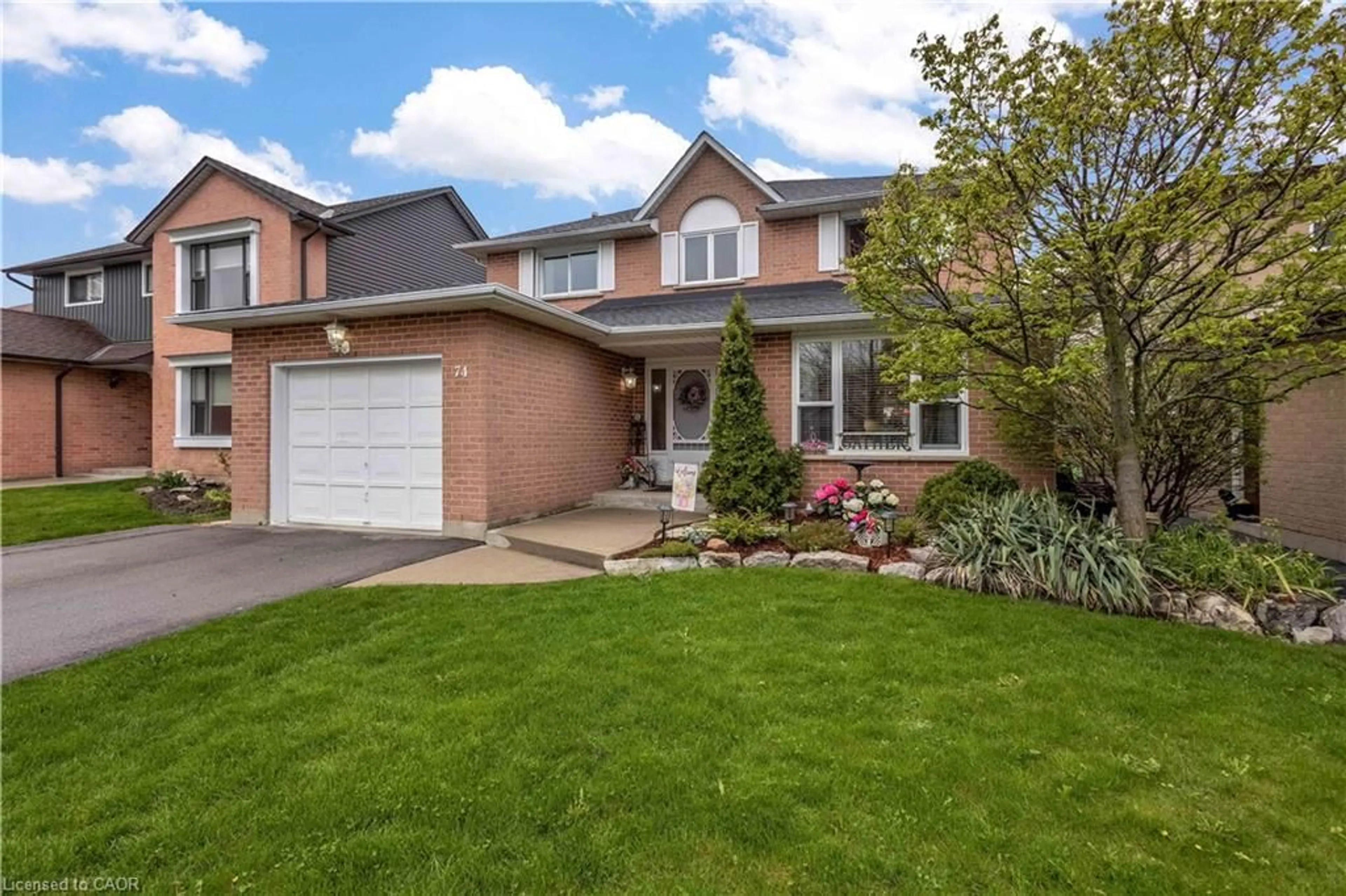 Home with brick exterior material, street for 74 Josephine Dr, Hamilton Ontario L9B 2B7
