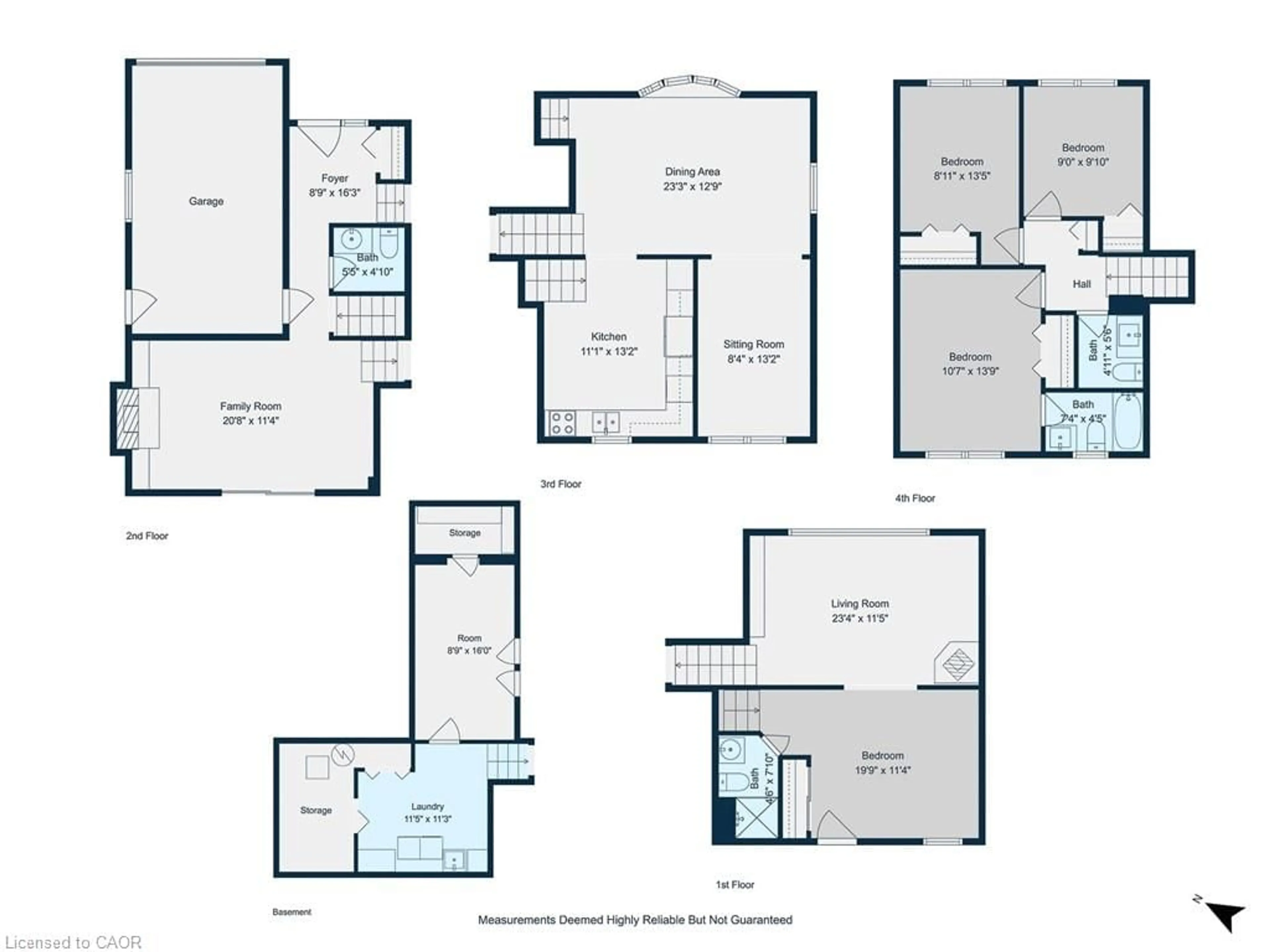 Floor plan for 102 Ripley Cres, Kitchener Ontario N2N 1V4
