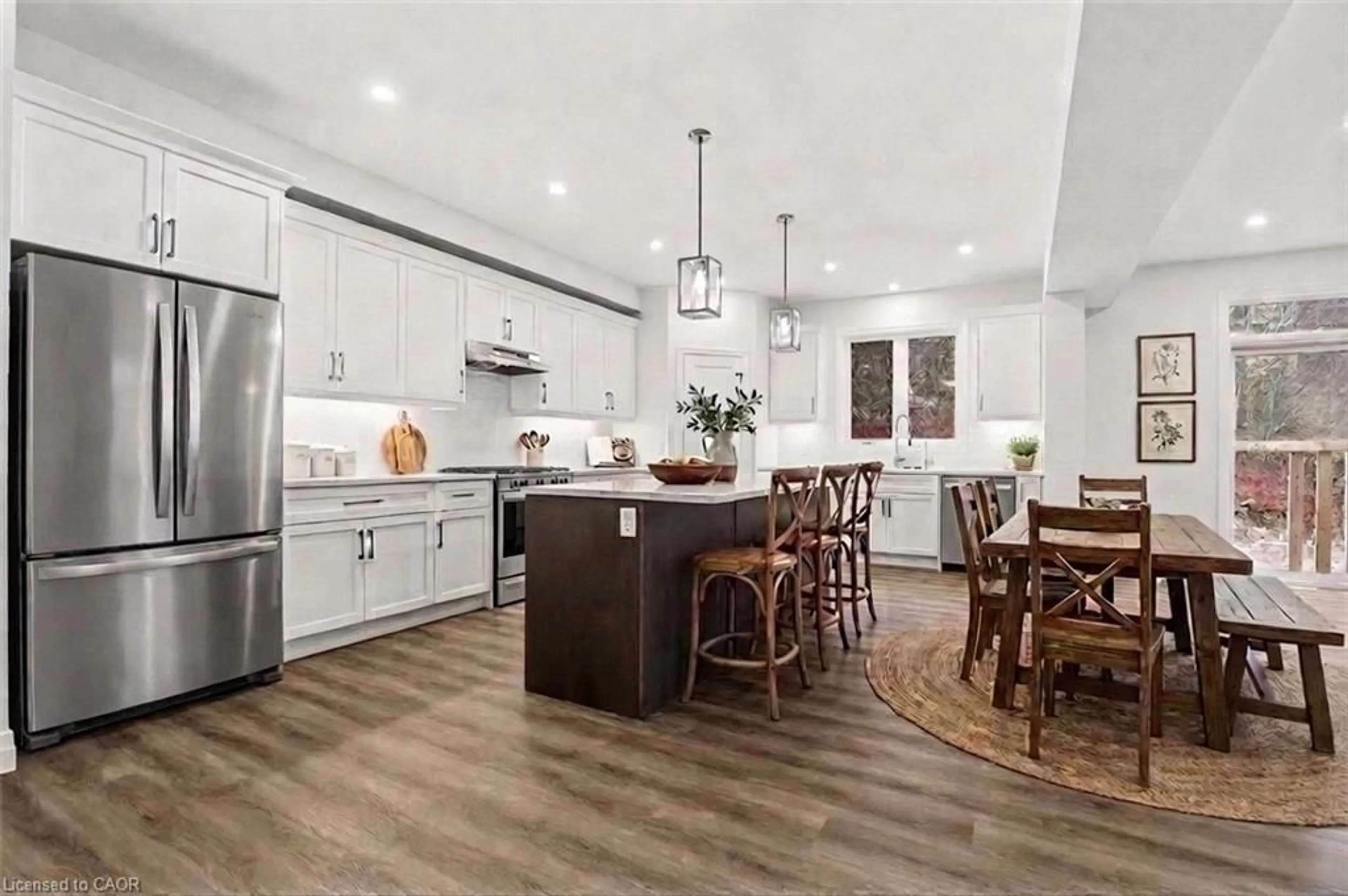 Open concept kitchen, unknown for 70 Quarry Park Dr, Kitchener Ontario N2B 3F7