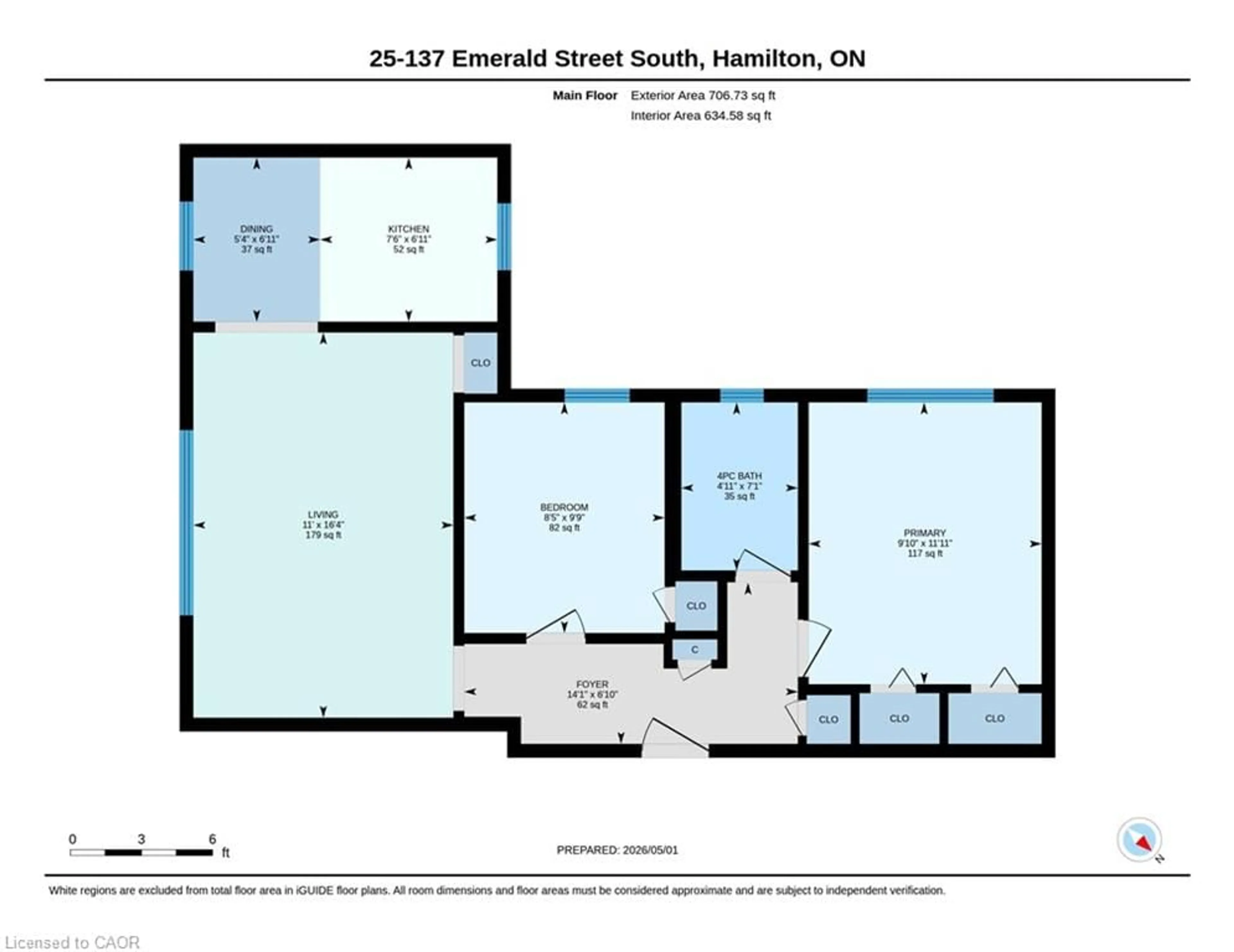 Floor plan for 137 Emerald St #25, Hamilton Ontario L8N 2V4