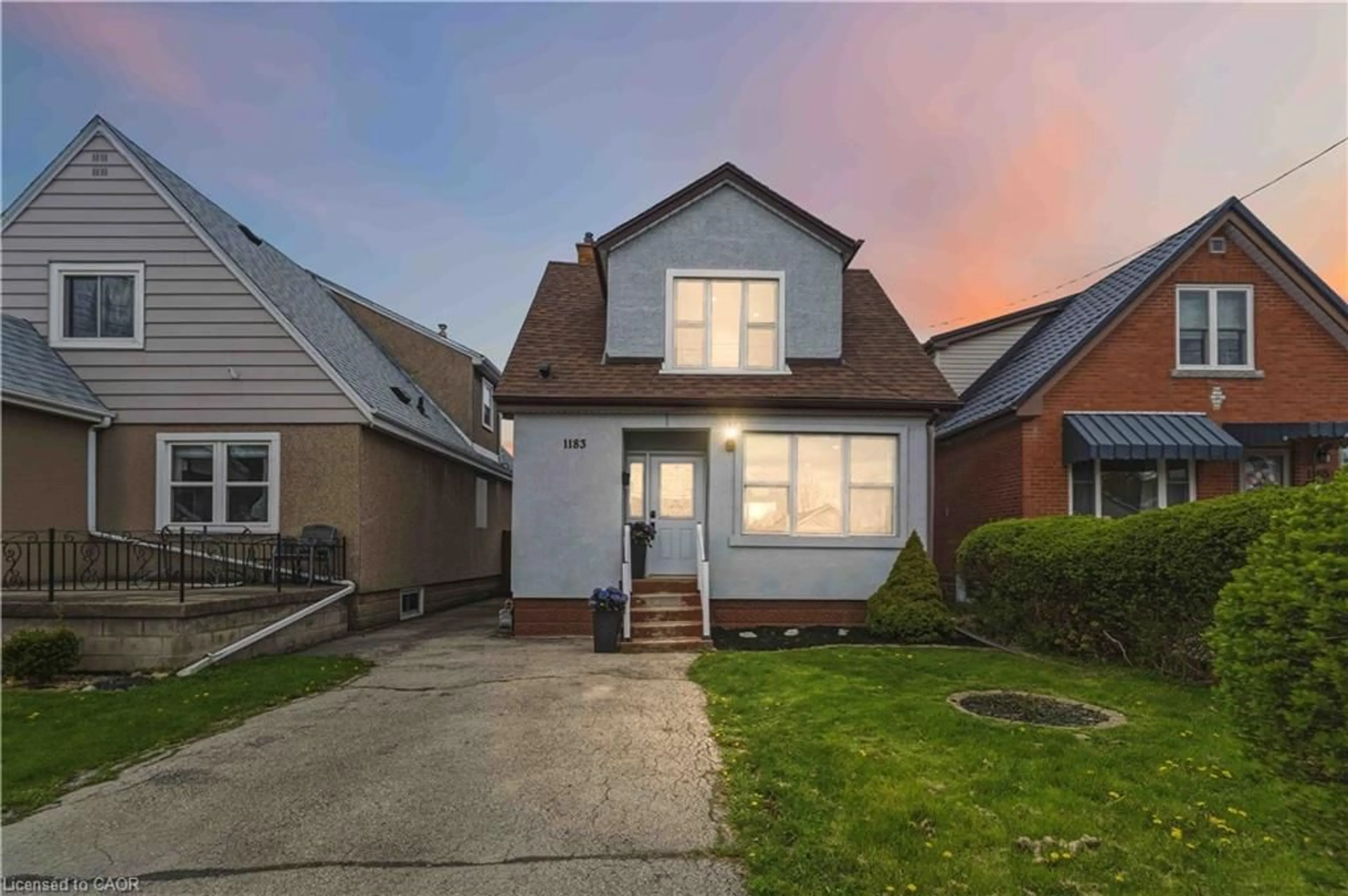 Home with vinyl exterior material, street for 1183 Dunsmure Rd, Hamilton Ontario L8H 1L1