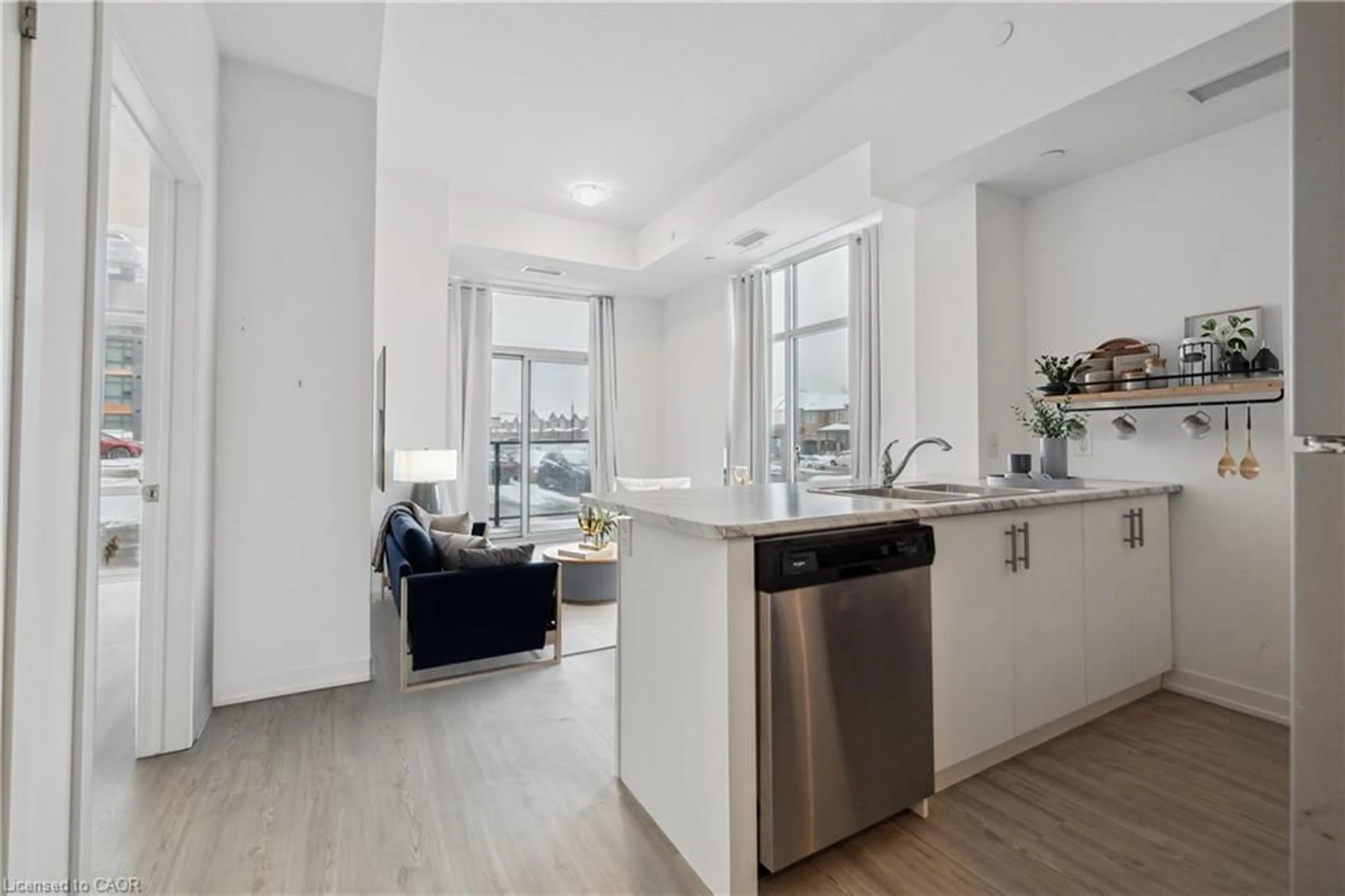 Open concept kitchen, unknown for 450 Dundas St #115, Waterdown Ontario L8B 1Z2