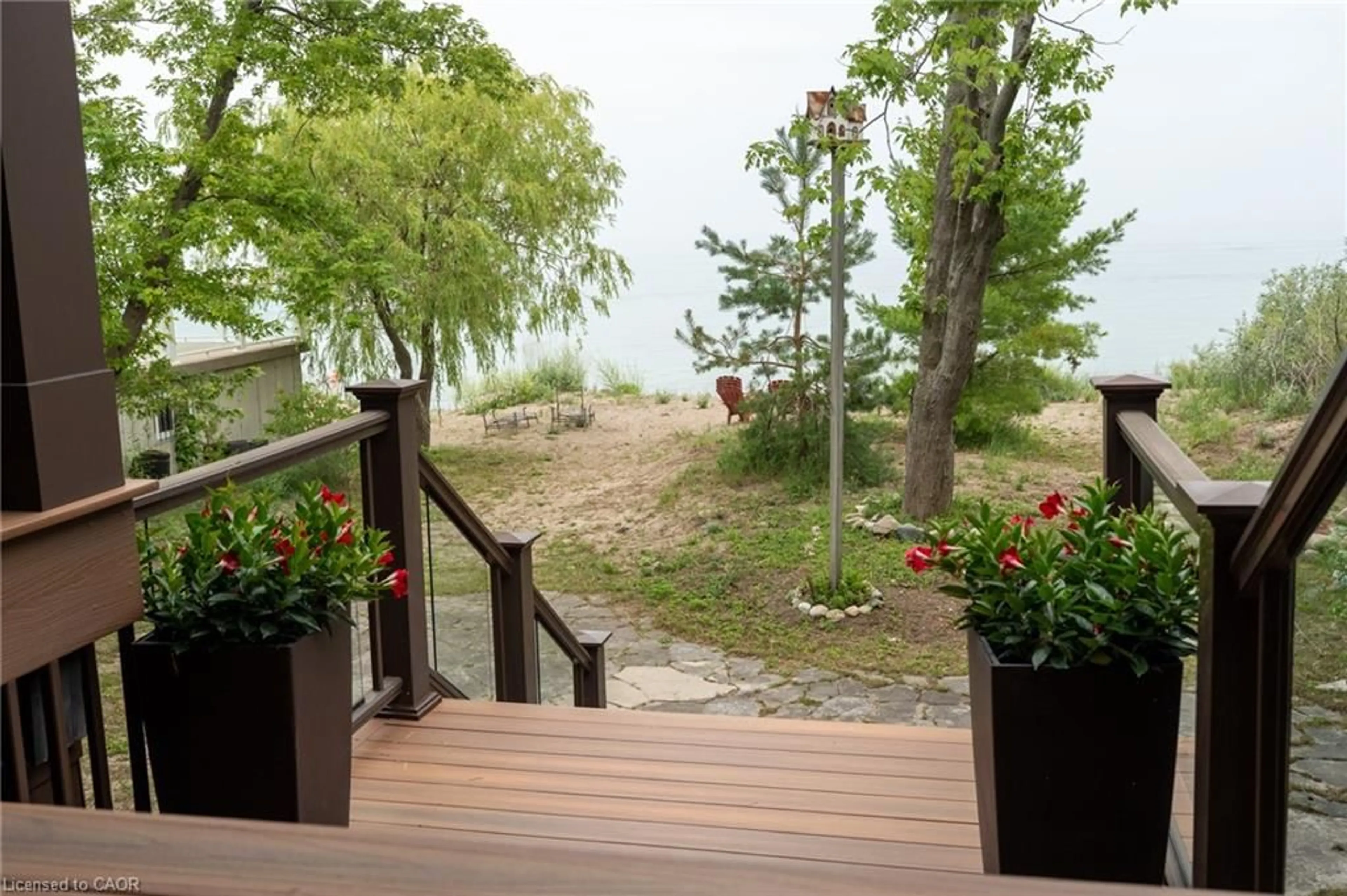 Patio, water/lake/river/ocean view for 86649 Amberley Beach Rd, Kincardine Ontario N2Z 2X3