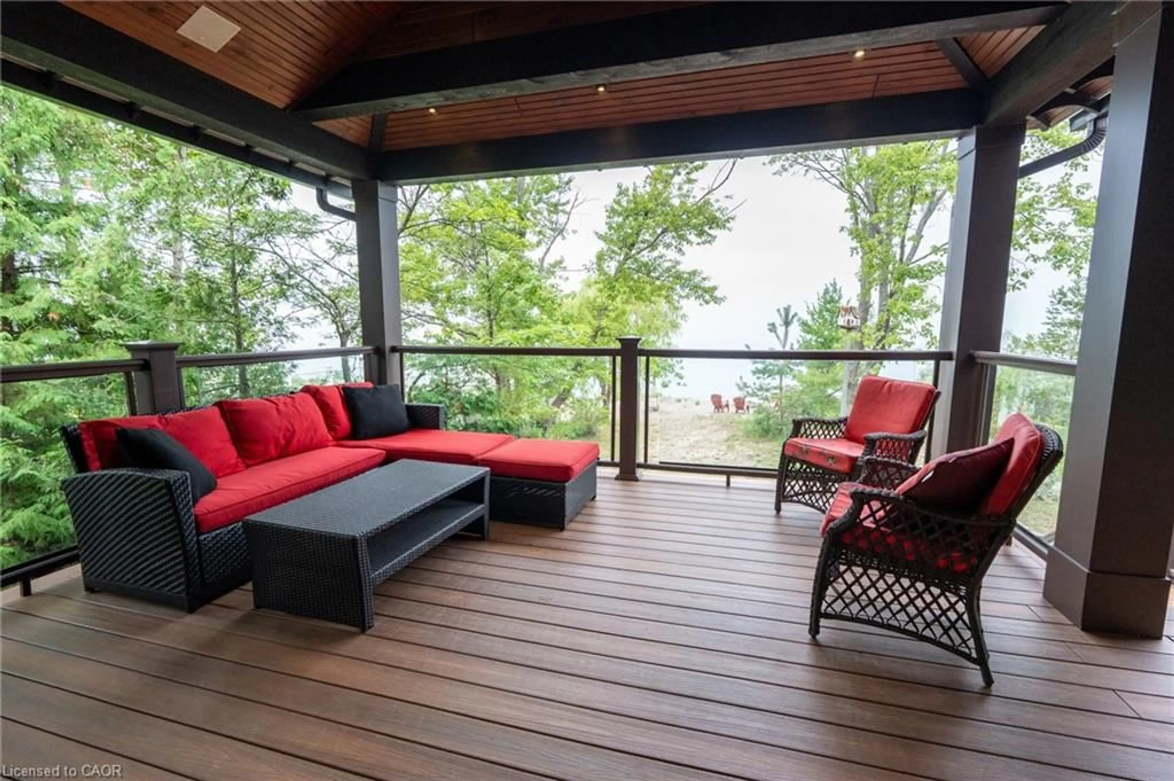 Patio, water/lake/river/ocean view for 86649 Amberley Beach Rd, Kincardine Ontario N2Z 2X3