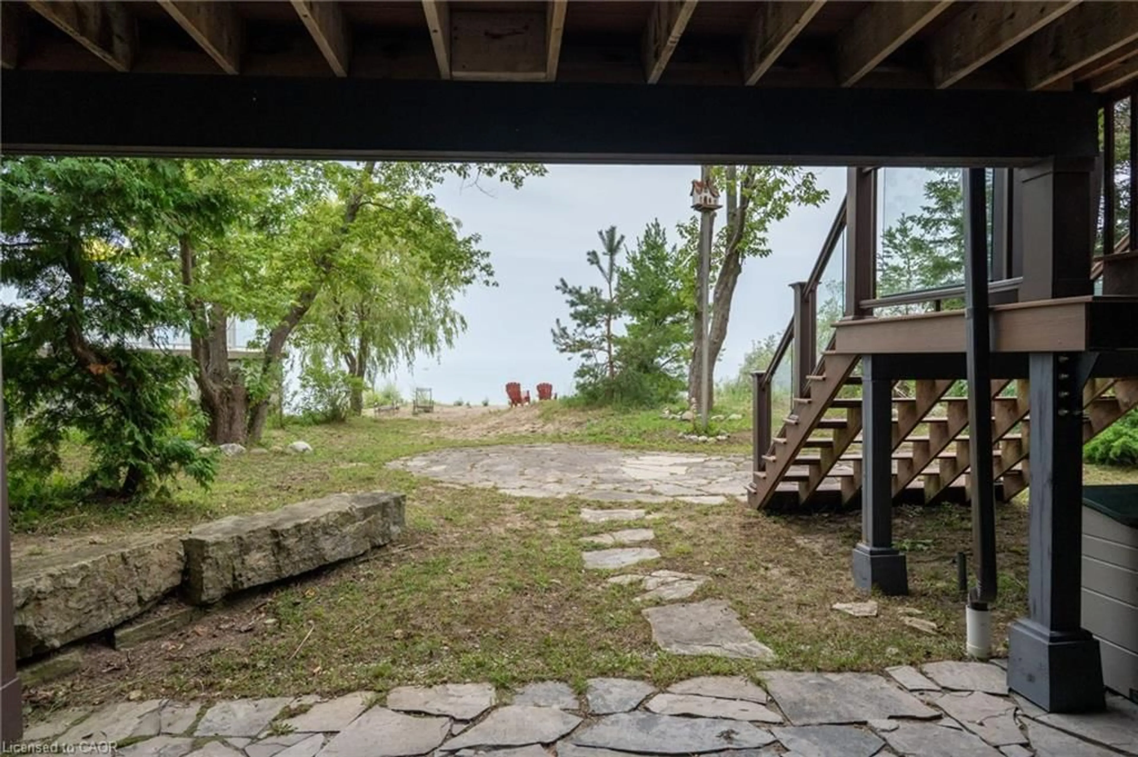 Patio, water/lake/river/ocean view for 86649 Amberley Beach Rd, Kincardine Ontario N2Z 2X3