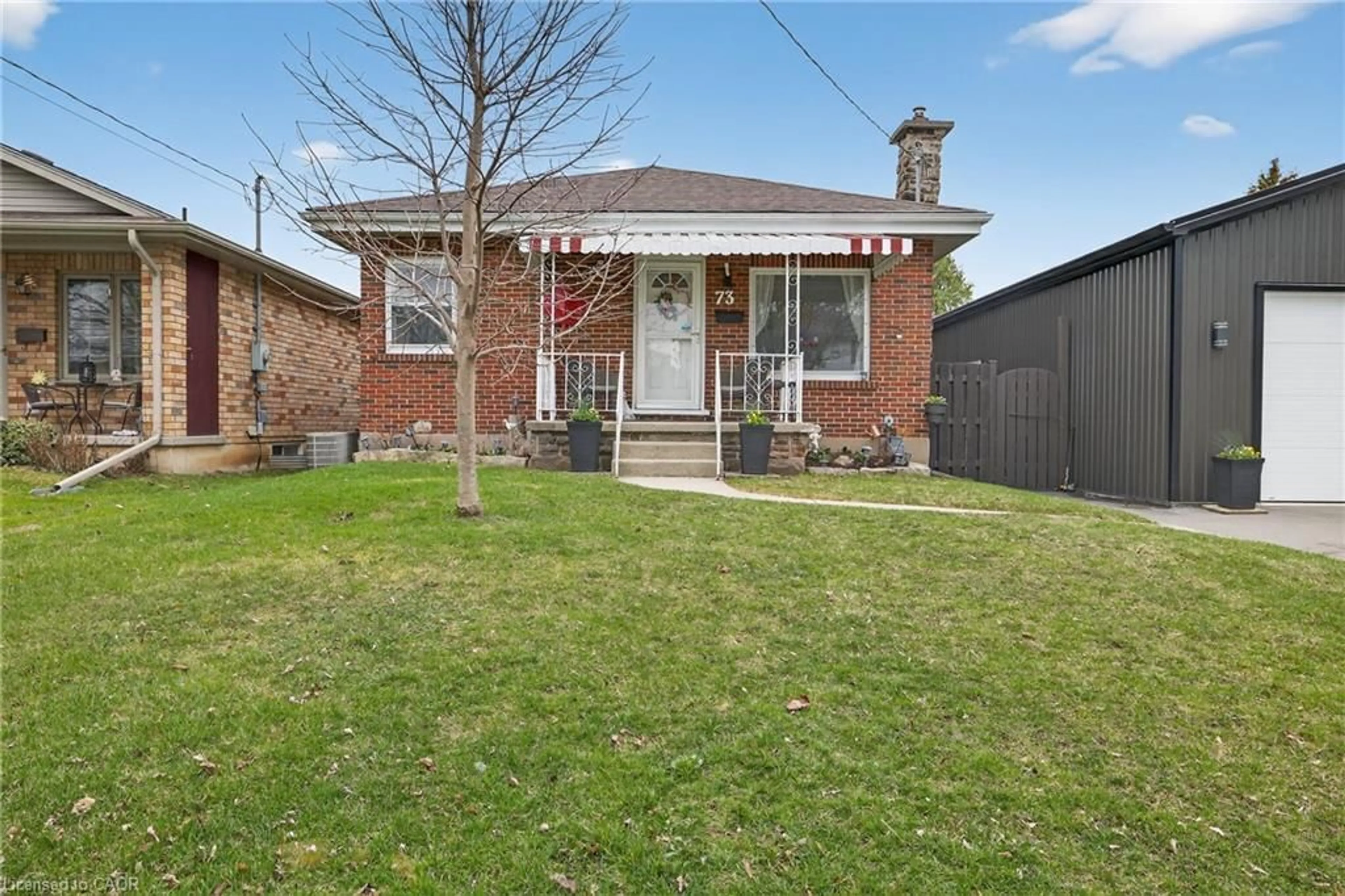 Home with brick exterior material, street for 73 Avondale St, Brantford Ontario N3S 4M1