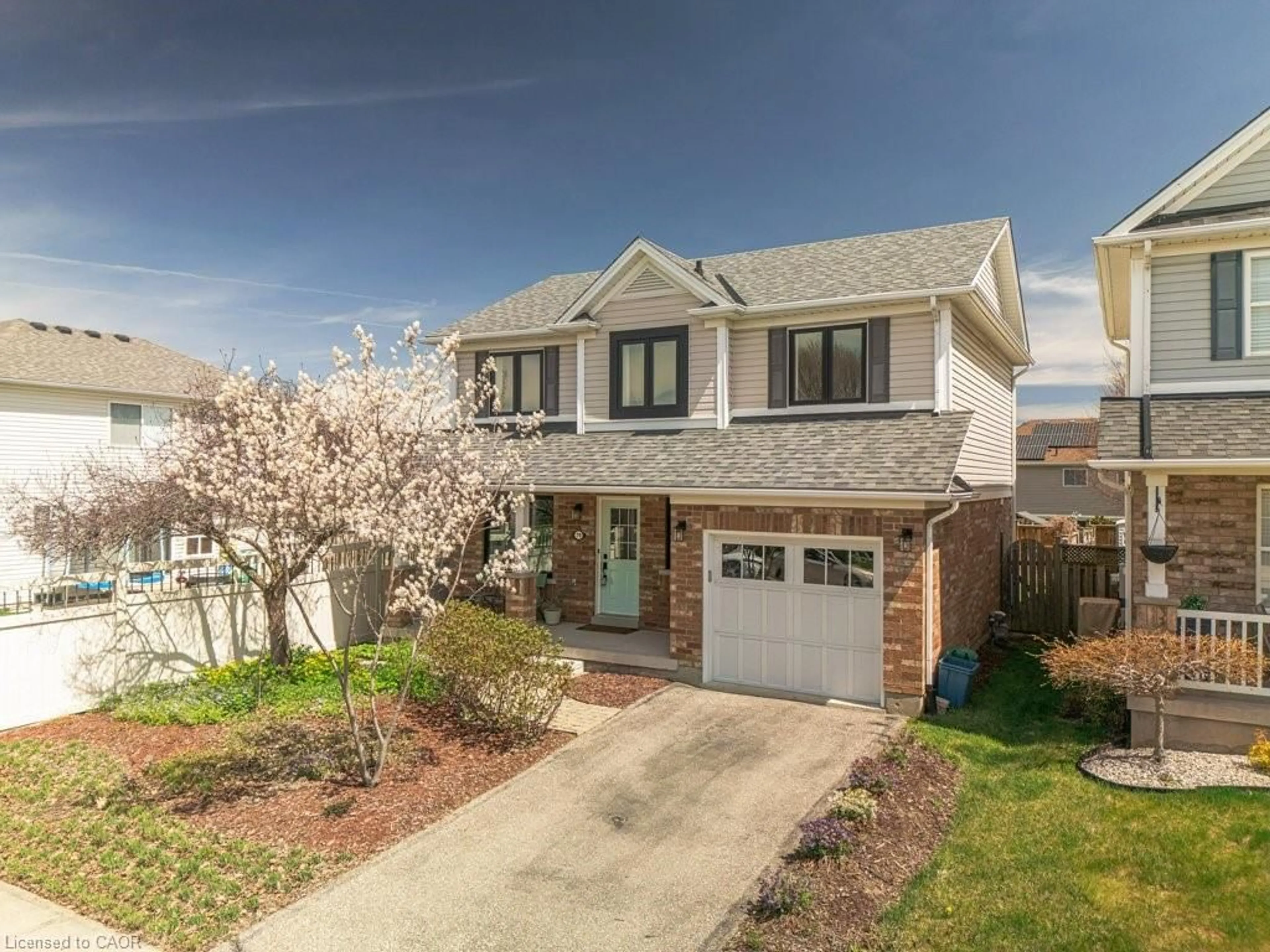 Home with brick exterior material, street for 79 Gaydon Way, Brantford Ontario N3T 6M9
