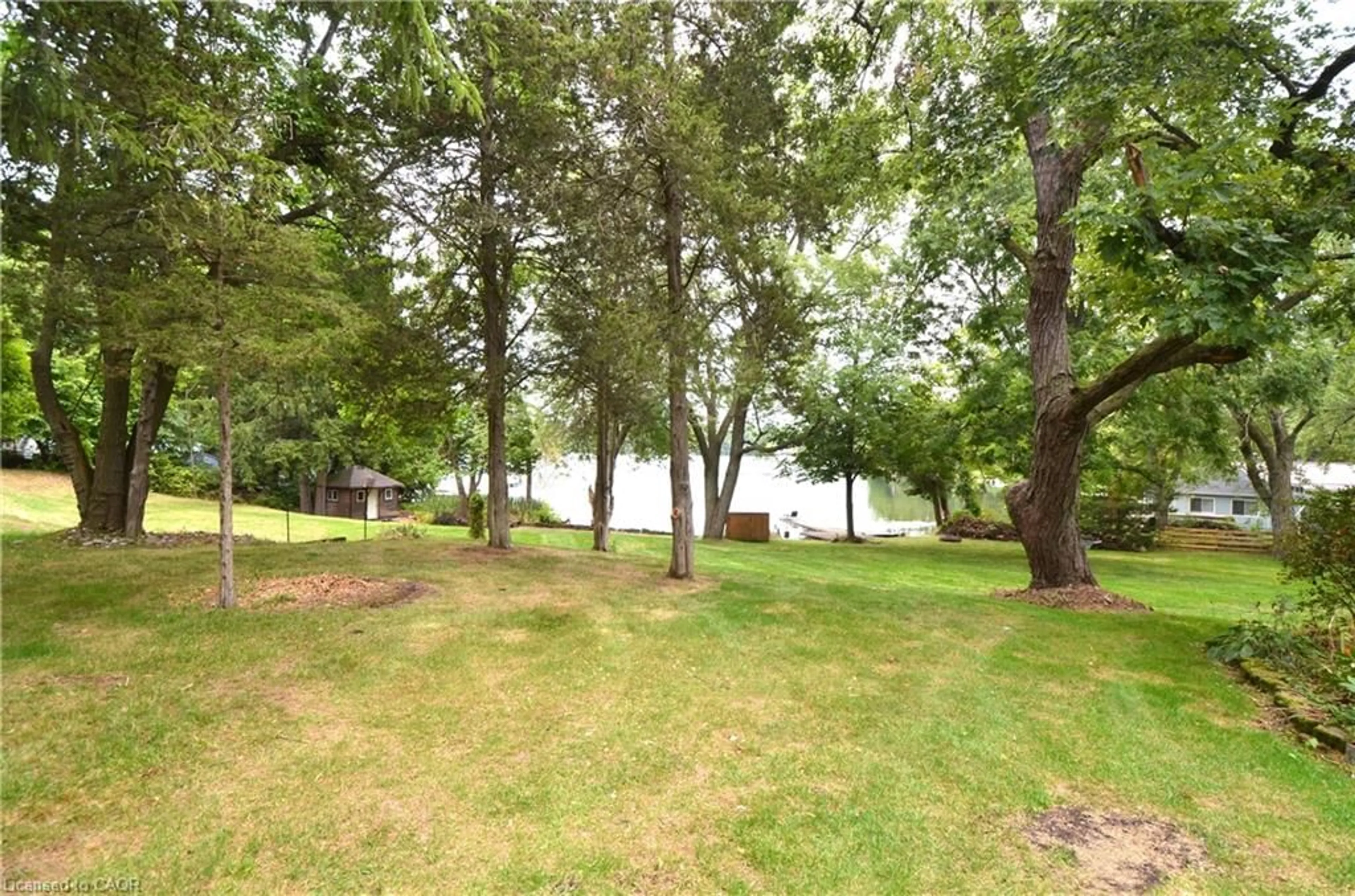 A pic from outside/outdoor area/front of a property/back of a property/a pic from drone, water/lake/river/ocean view for 84 Cliff Way, Stirling Ontario K0K 3E0